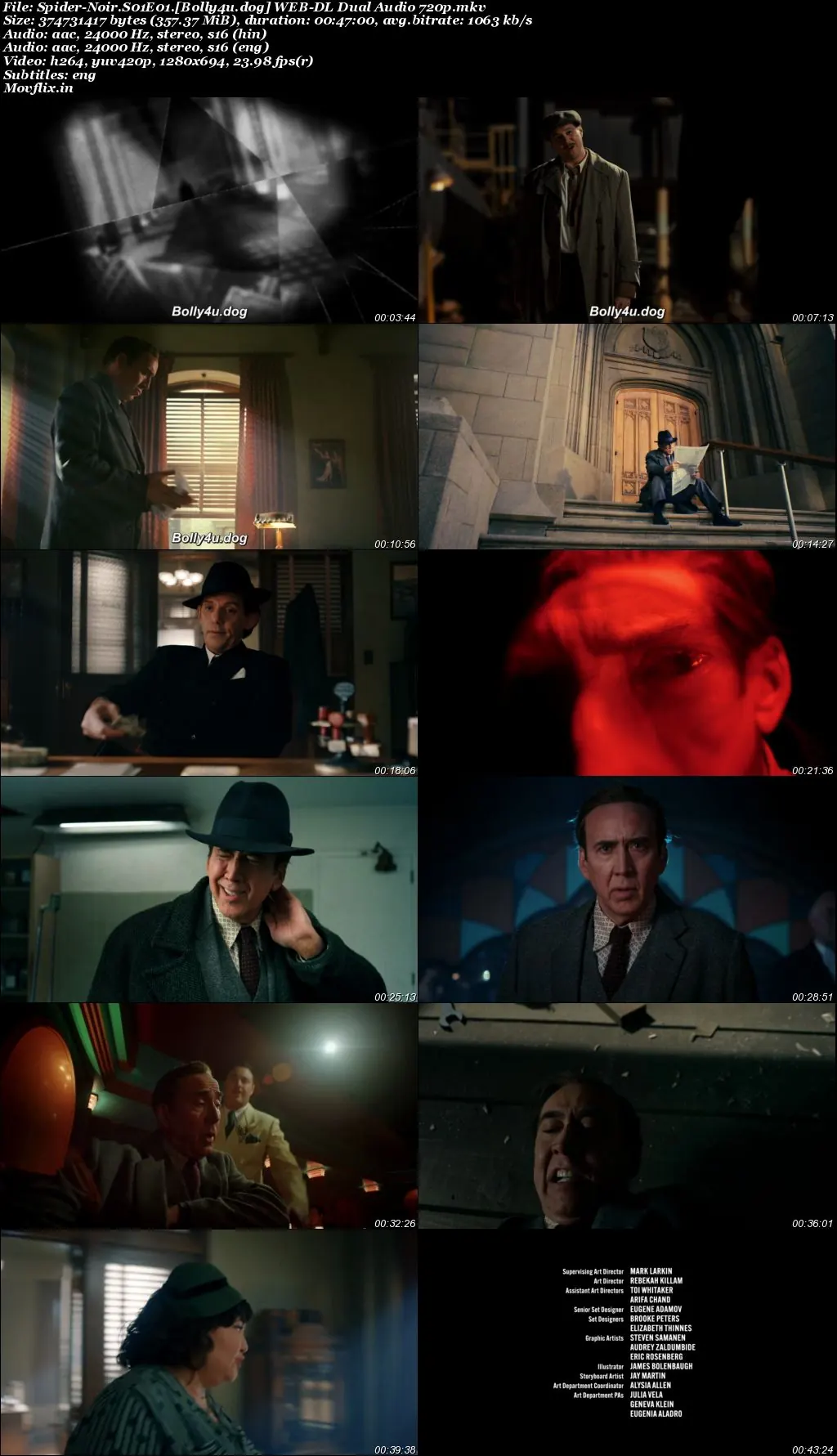Spider-Noir 2026 WEB-DL Hindi Dual Audio ORG S01 Complete Download 720p  480p