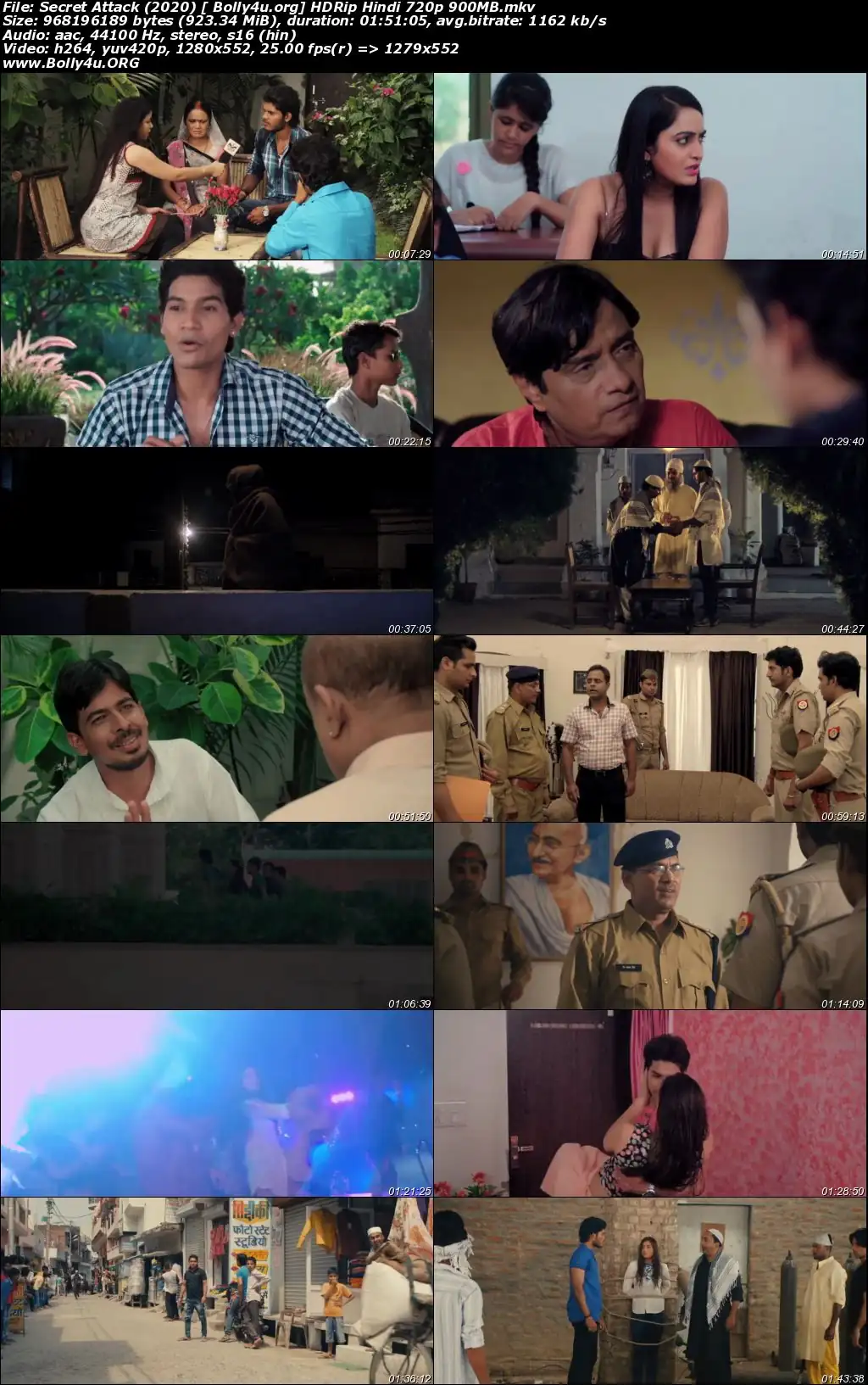 Secret Attack 2020 HDRip 300Mb Hindi Movie Download 480p