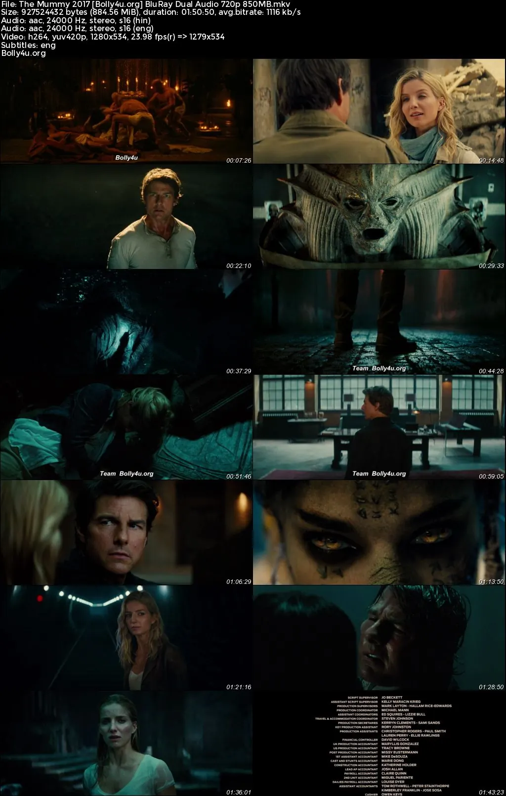 The Mummy 2017 BluRay Hindi Dual Audio ORG Full Movie Download 1080p  720p  480p