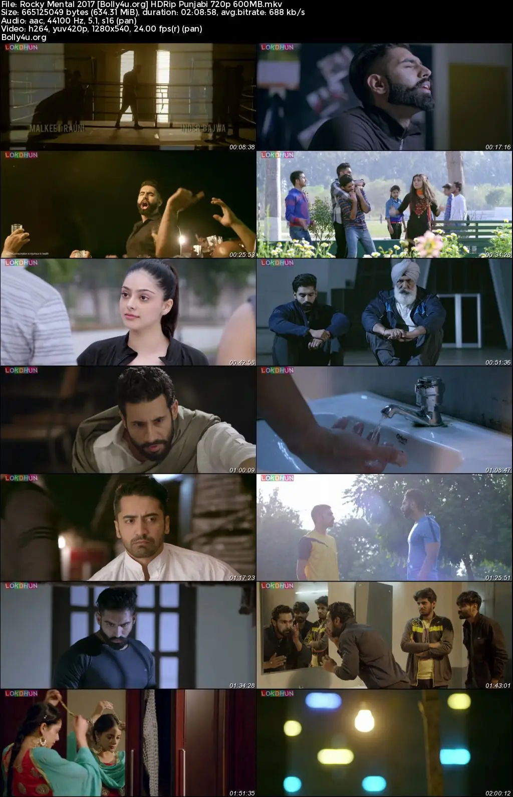 Rocky Mental 2017 HDRip Punjabi Full Movie Download 720p  480p