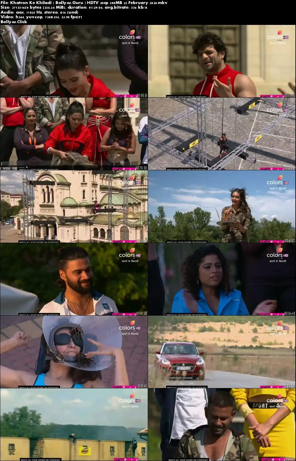 Khatron Ke Khiladi HDTV 480p 300MB 22 February 2020 Download