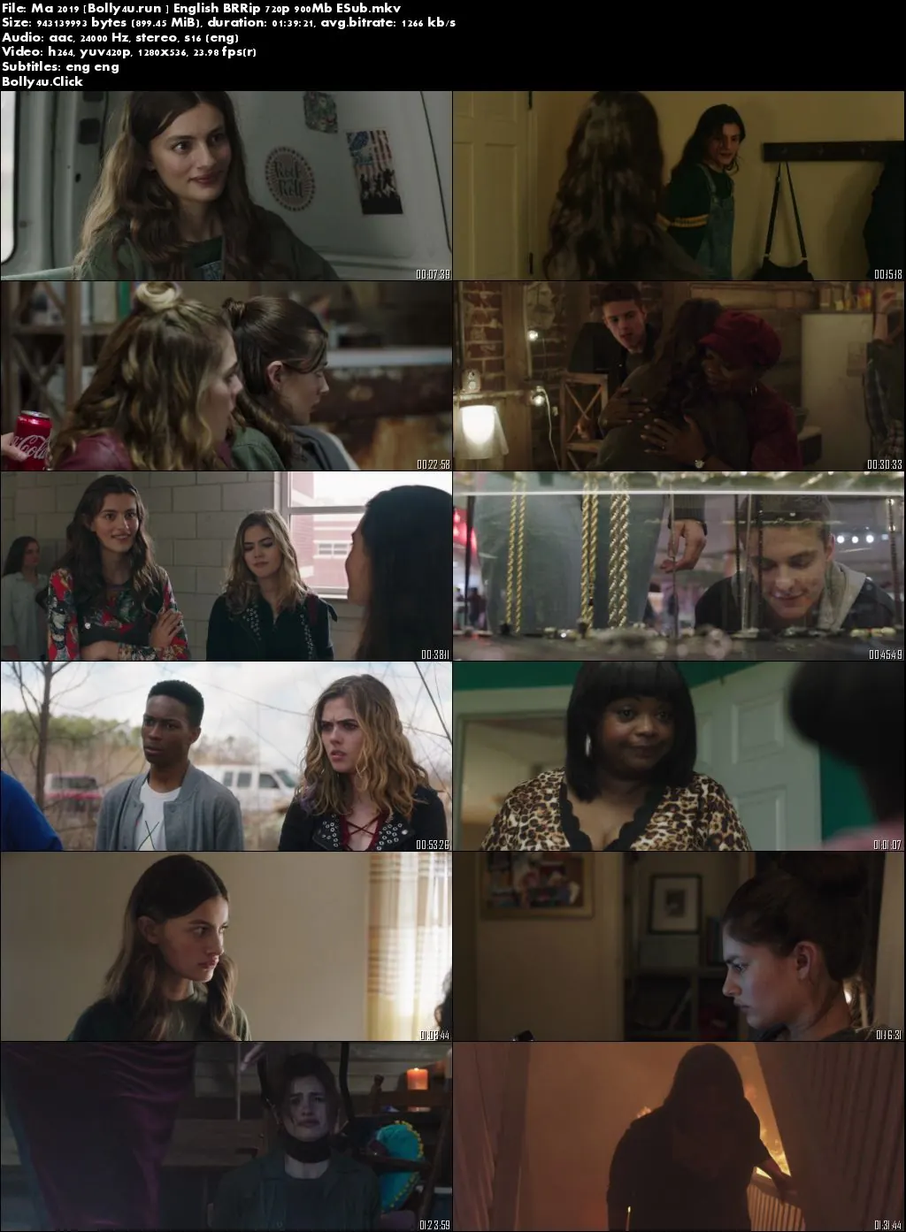 Ma 2019 BRRip 300Mb English 480p ESub Download