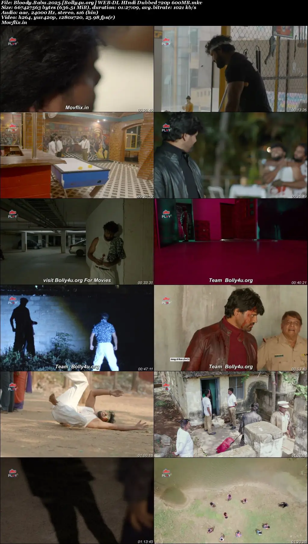 Bloody Babu 2025 WEB-DL Hindi Dubbed ORG Full Movie Download 1080p  720p  480p