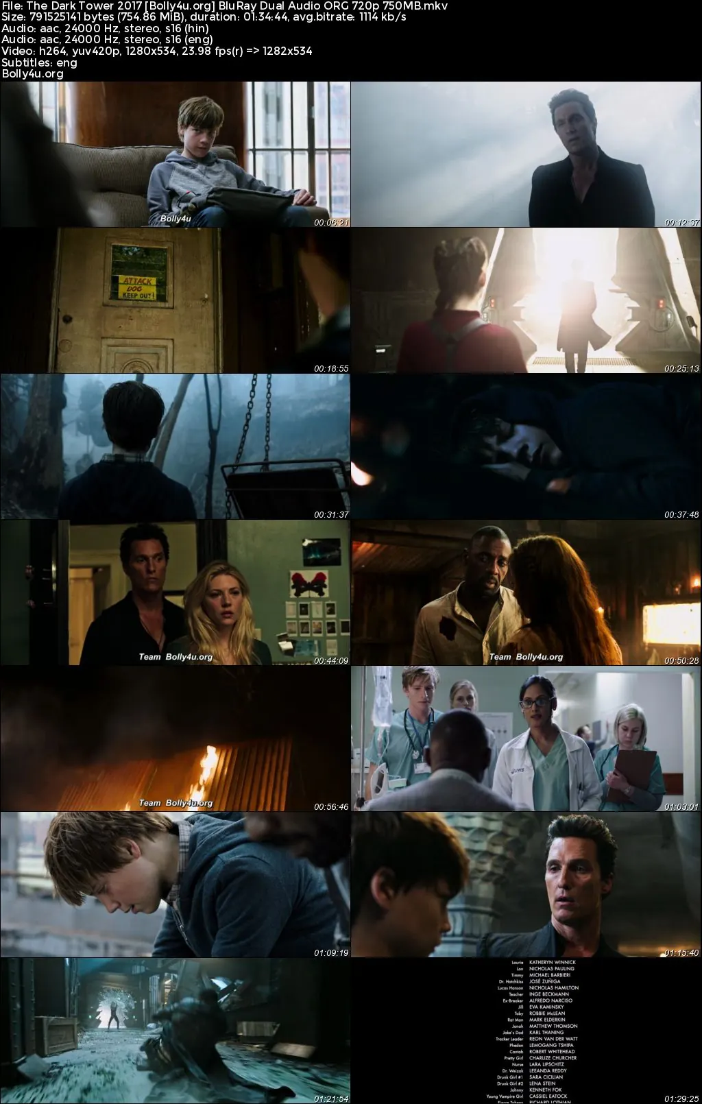 The Dark Tower 2017 BluRay Hindi Dual Audio ORG Full Movie Download 1080p  720p  480p
