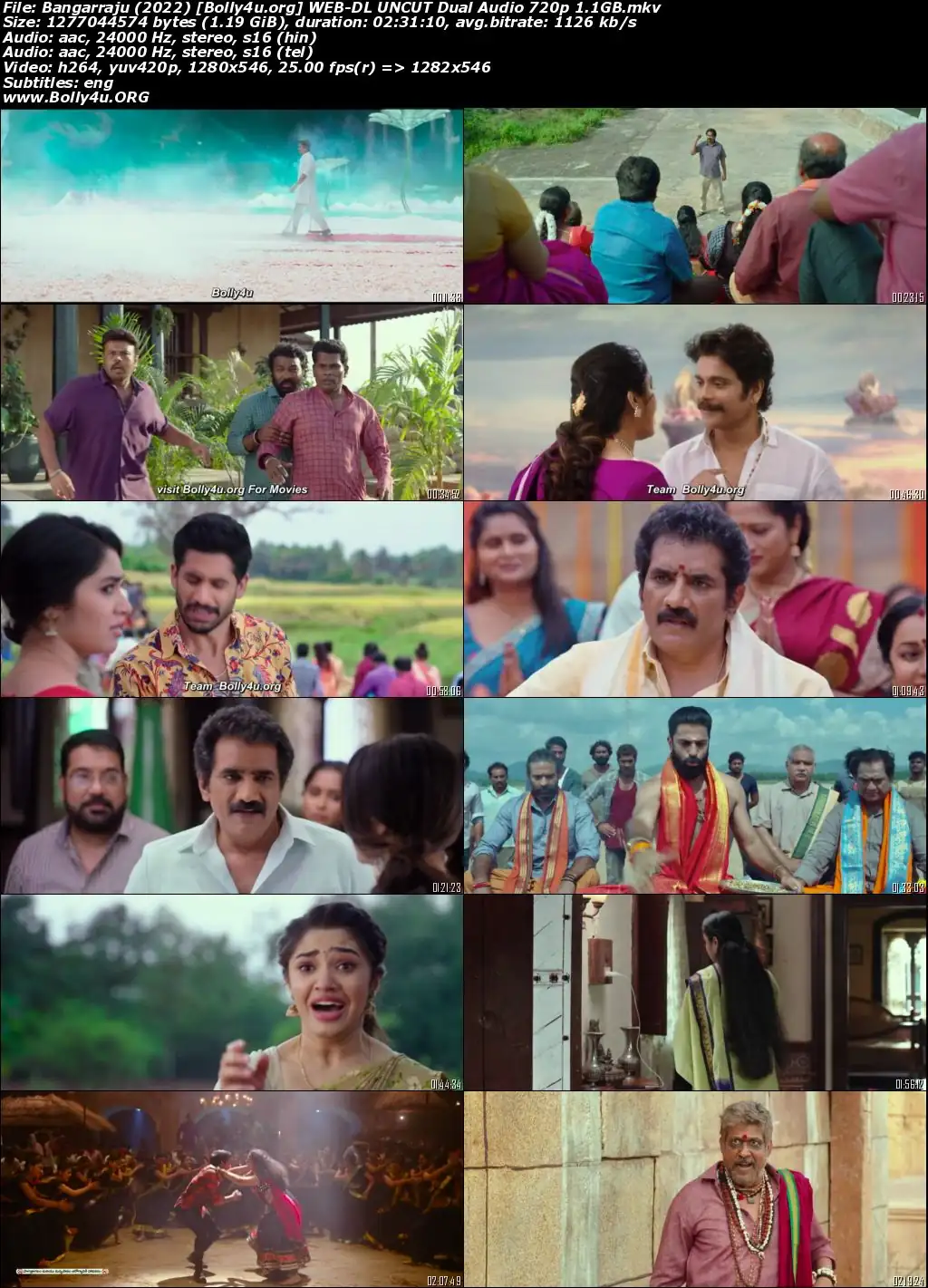 BangarRaju 2022 WEB-DL UNCUT Hindi Dual Audio ORG Download