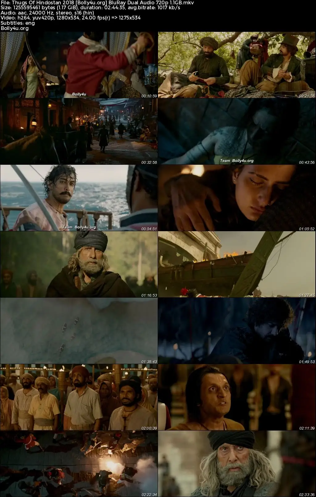 Thugs of Hindostan 2018 BluRay Hindi Full Movie Download 1080p  720p  480p