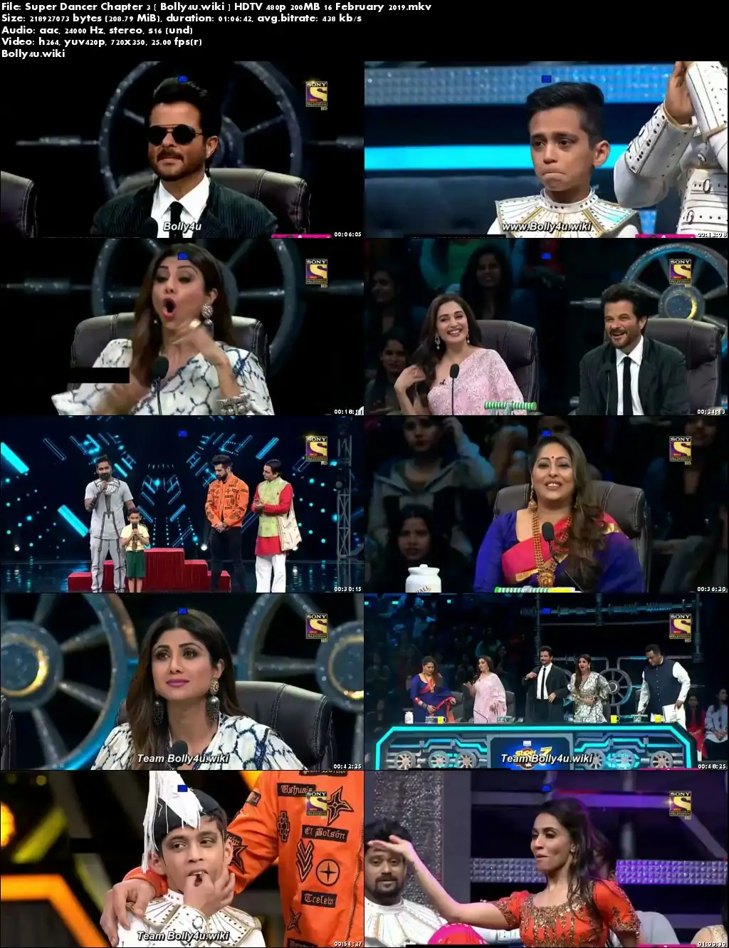 Super Dancer Chapter 3 HDTV 480p 200MB 16 February 2019 Download