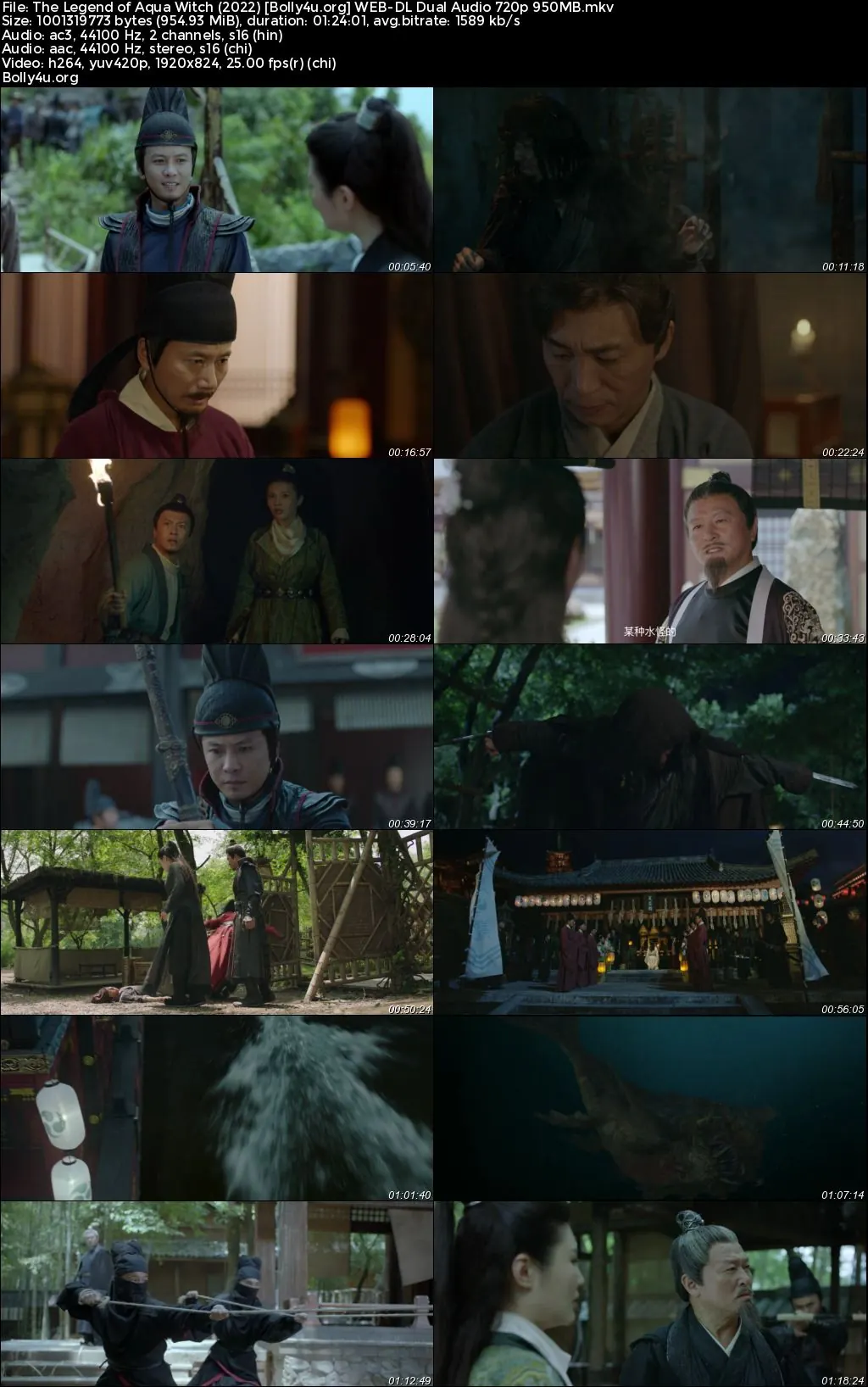 The Legend of Aqua Witch 2022 WEB-DL Hindi Dual Audio Full Movie Download 720p  480p