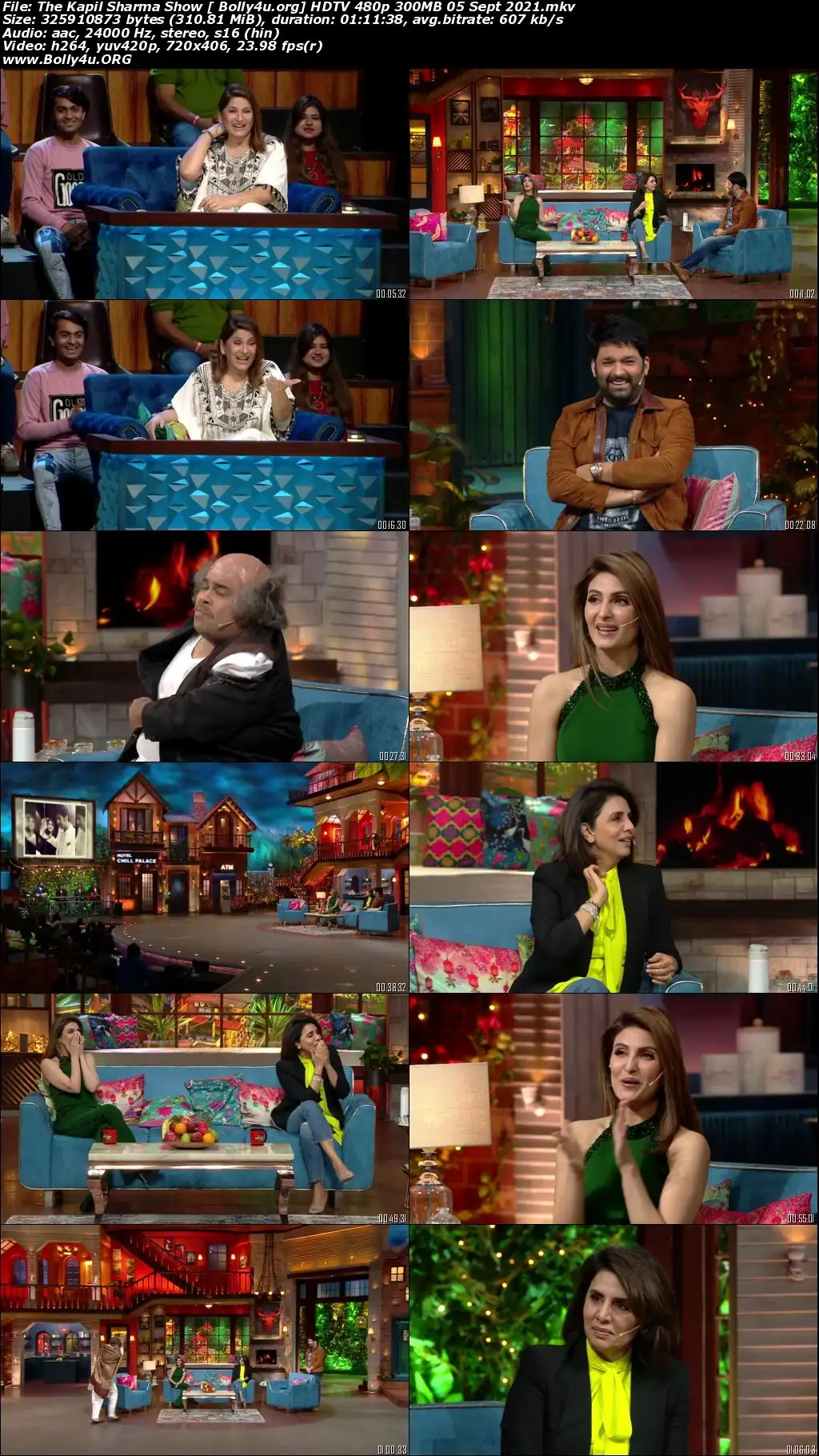 The Kapil Sharma Show HDTV 480p 300MB 05 Sept 2021 Download