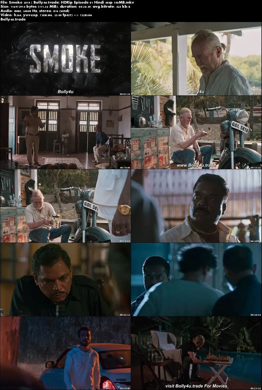 Smoke 2018 HDRip 100MB Episode 01 Hindi 480p Download