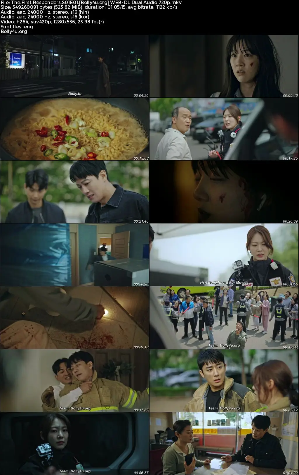 The First Responders 2023 WEB-DL Hindi Dual Audio ORG S01 Complete Download 720p  480p