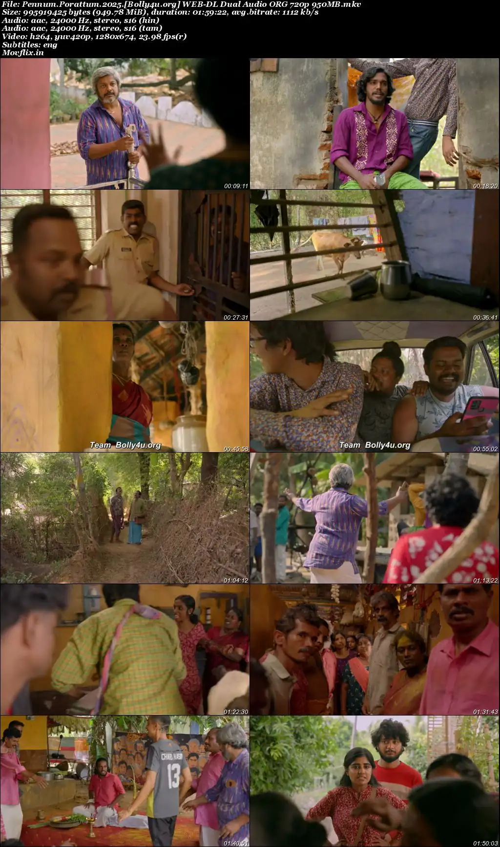 Pennum Porattum 2026 WEB-DL UNCUT Hindi Dual Audio ORG Full Movie Download 1080p  720p  480p