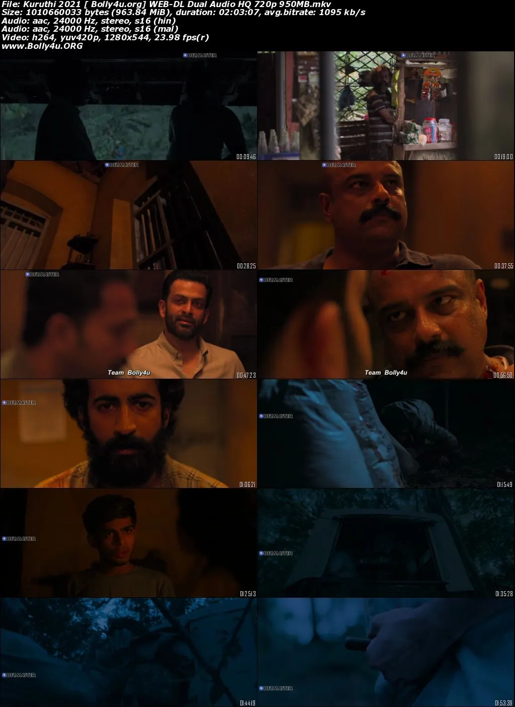 Kuruthi 2021 WEB-DL 950Mb Hindi HQ Dual Audio 720p Download
