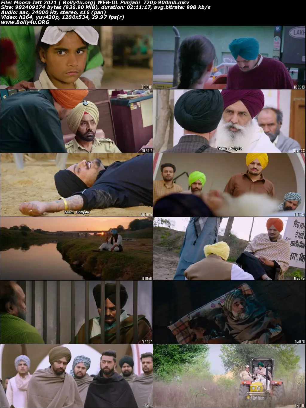 Moosa Jatt 2021 WEB-DL 400MB Punjabi Movie Download 480p