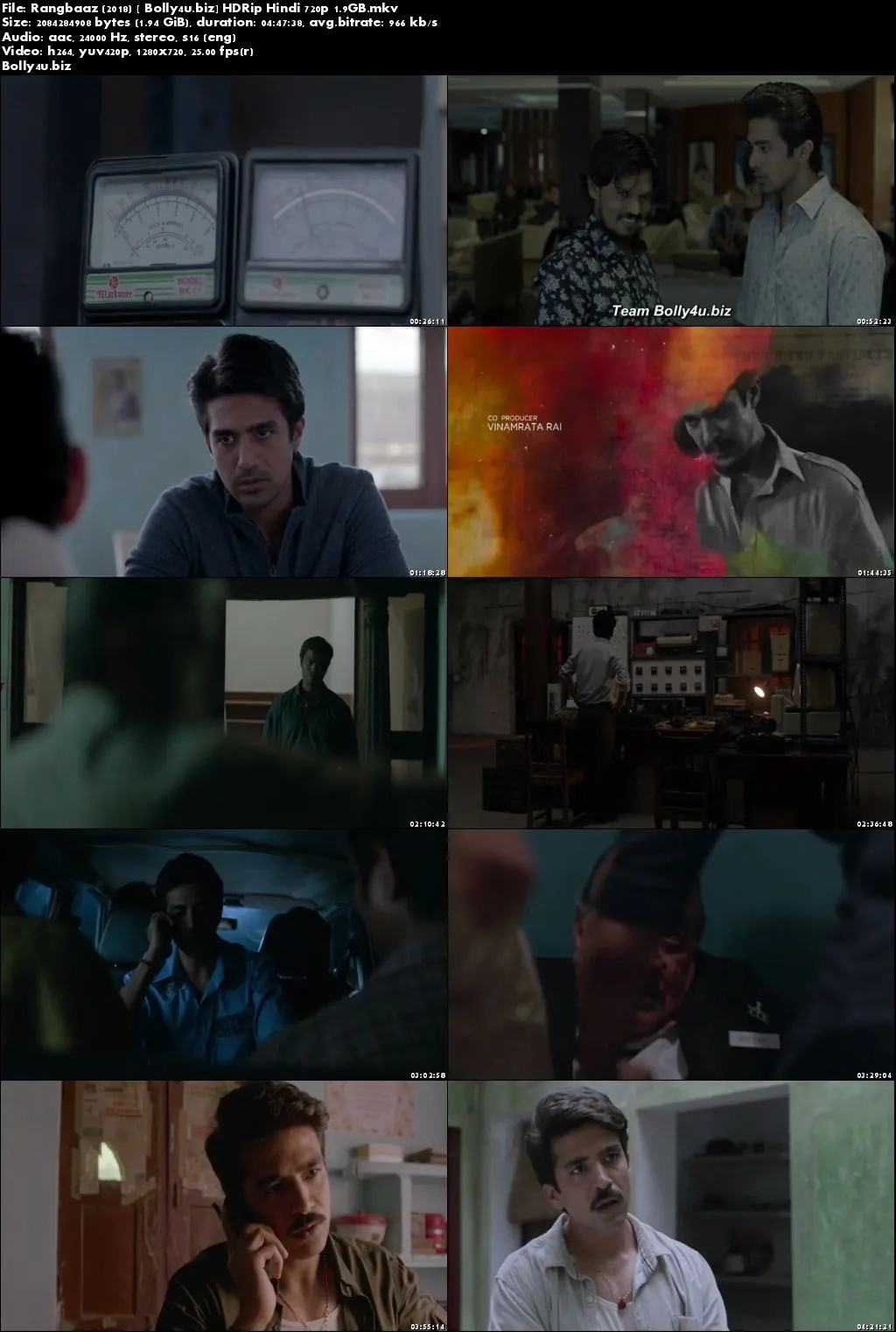 Rangbaaz 2018 HDRip 2GB Season 01 Complete Hindi 720p Download