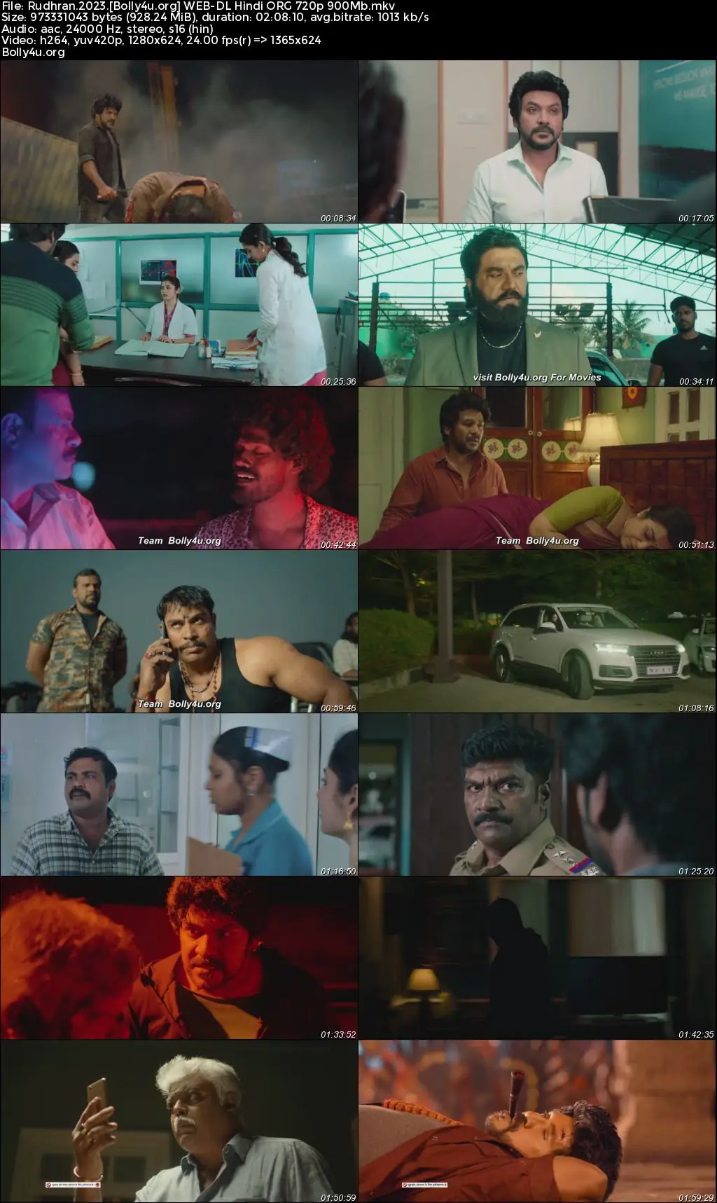 Rudhran 2023 WEB-DL Hindi ORG Full Movie Download 1080p  720p  480p