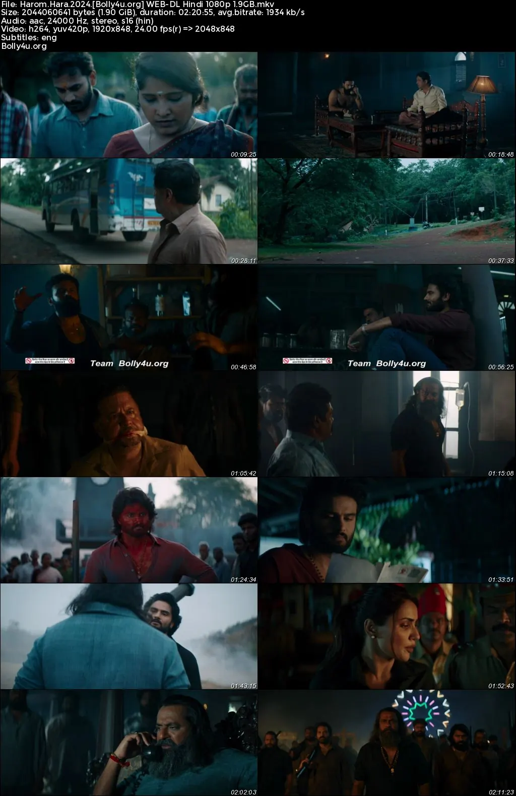 Harom Hara 2024 WEB-DL Hindi Dubbed ORG Full Movie Download 1080p  720p  480p