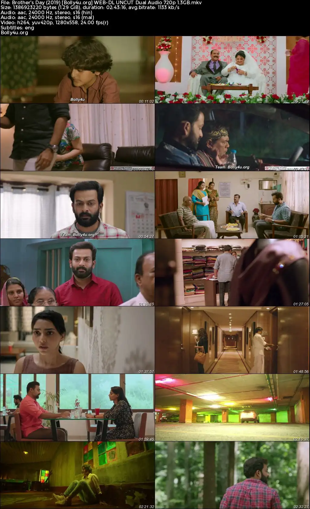 Brothers Day 2019 WEB-DL UNCUT Hindi Dual Audio ORG Full Movie Download 1080p  720p  480p