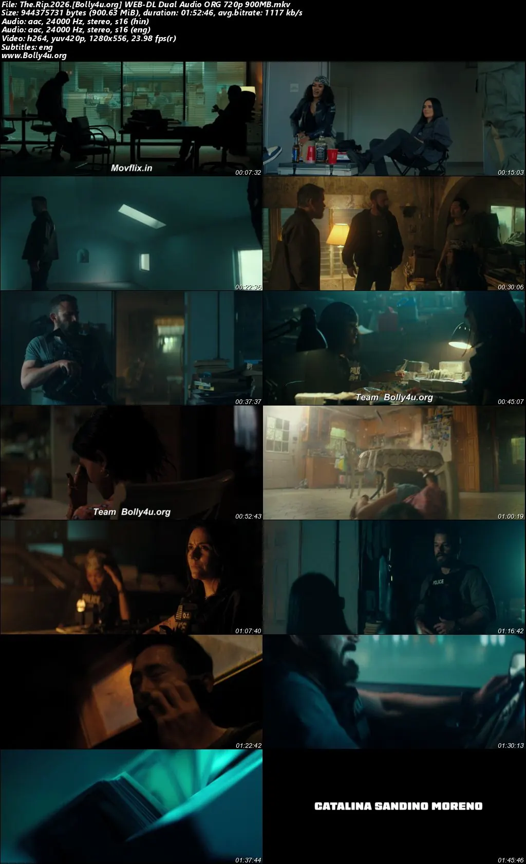 The Rip 2026 WEB-DL Hindi Dual Audio ORG Full Movie Download 1080p  720p  480p
