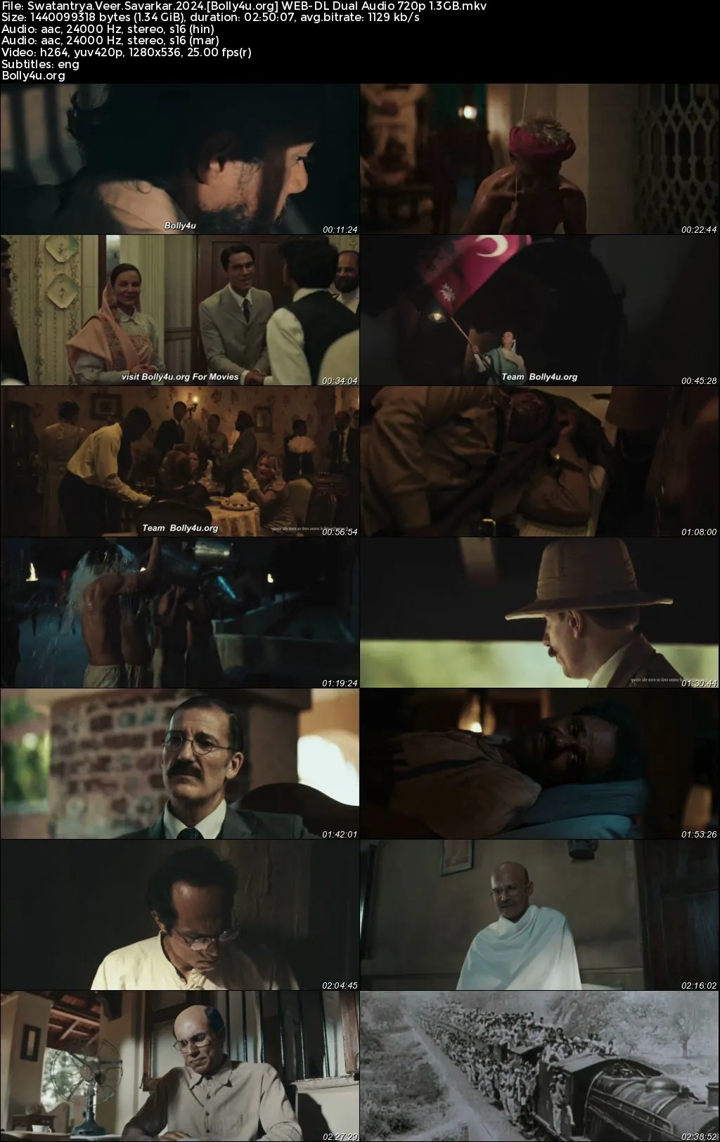 Swatantrya Veer Savarkar 2024 WEB-DL Hindi ORG Dual Audio Full Movie Download 1080p  720p  480p