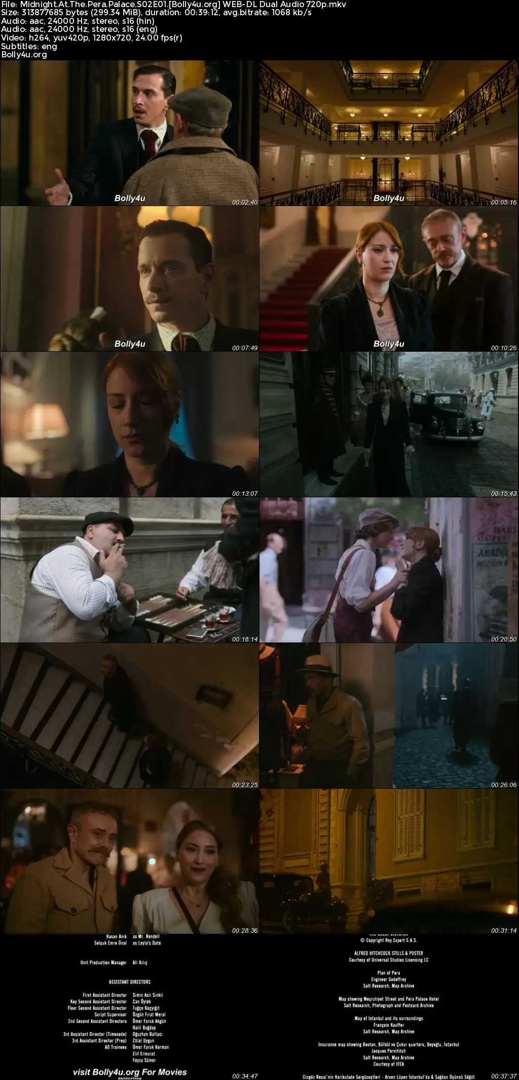 Midnight At The Pera Palace 2024 WEB-DL Hindi Dual Audio ORG S02 Complete Download 720p  480p
