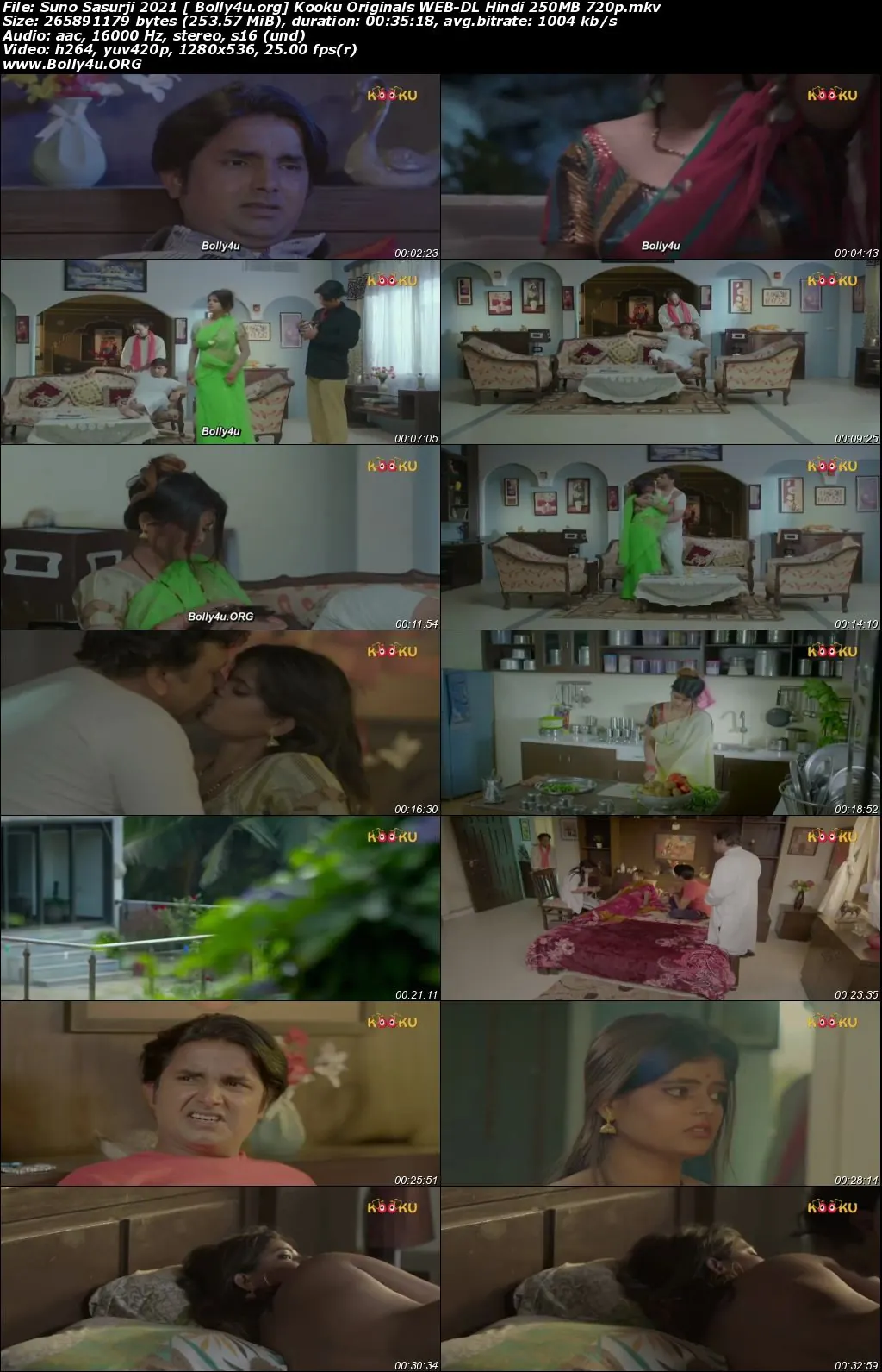 Suno Sasurji 2021 WEB-DL 250MB Hindi Kooku Originals 720p Download