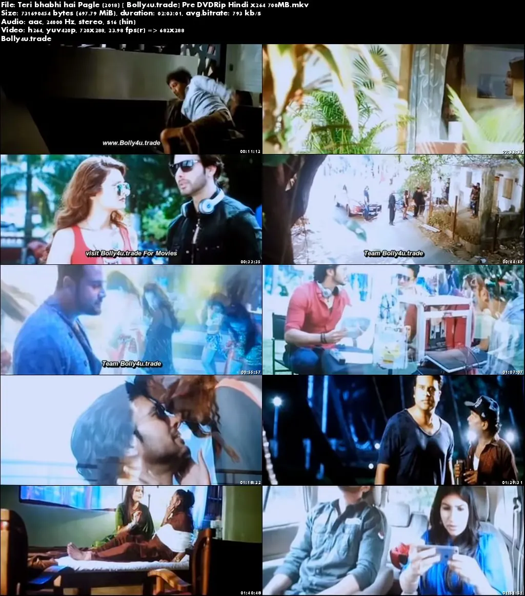 Teri Bhabhi Hai Pagle 2018 Pre DVDRip 700MB Full Hindi Movie Download