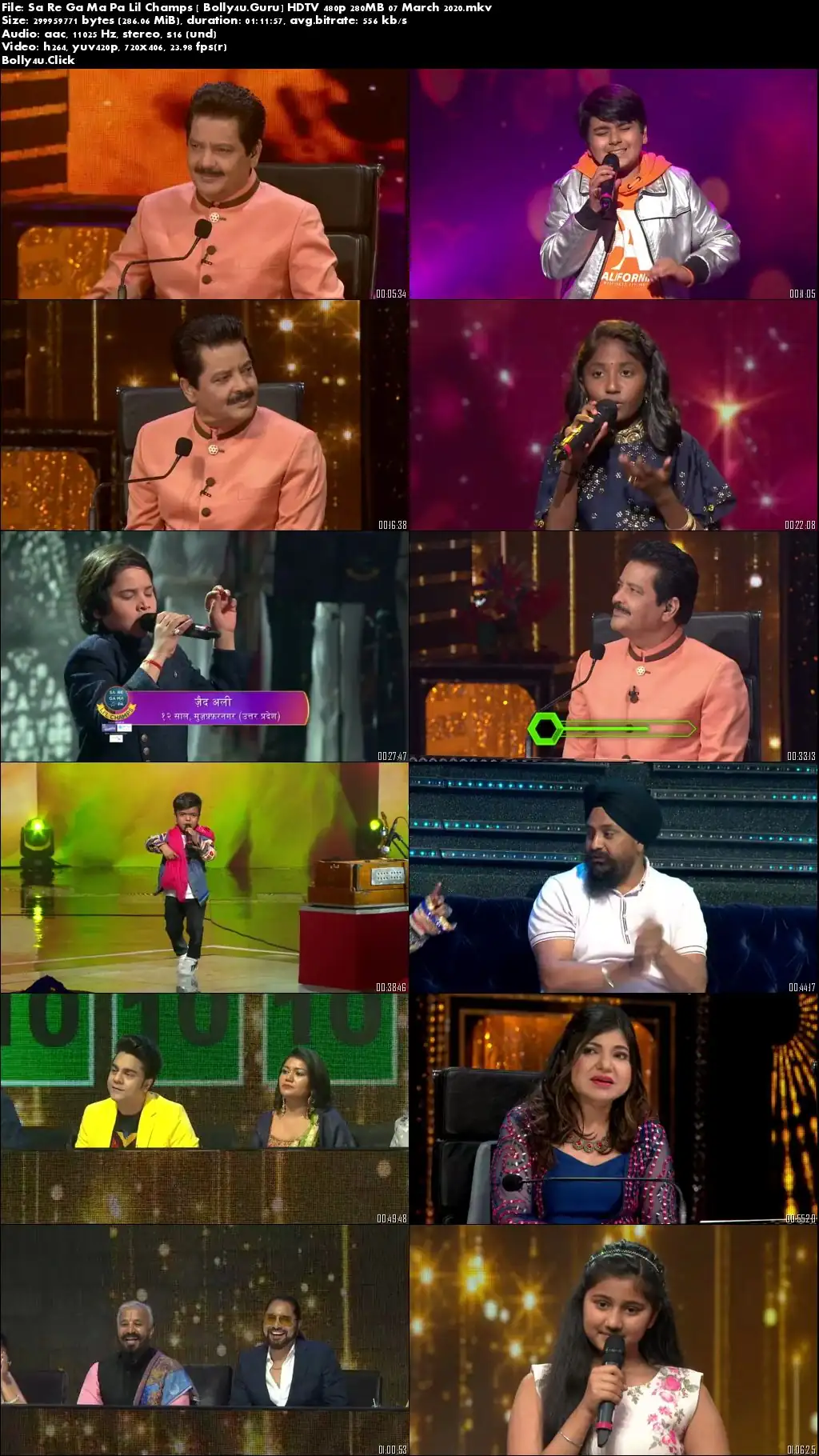 Sa Re Ga Ma Pa Lil Champs HDTV 480p 250MB 07 March 2020 Download Sa Re Ga Ma Pa Lil Champs HDTV 480p 250MB 07 March 2020 Download