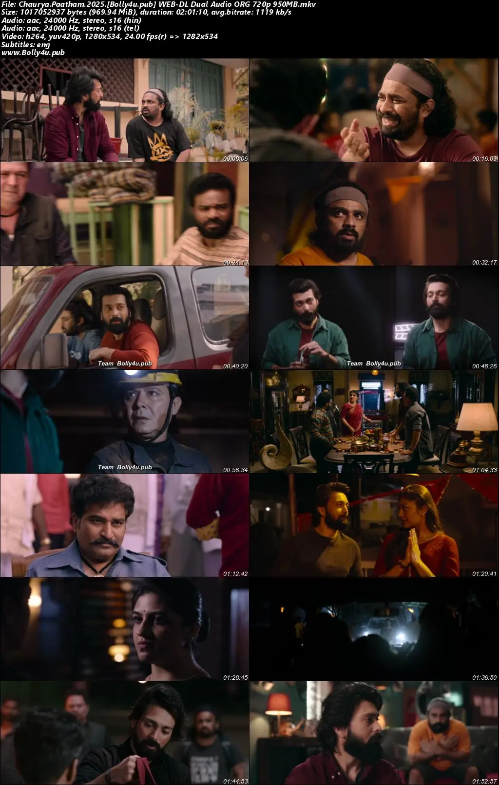 Chaurya Paatham 2025 WEB-DL UNCUT Hindi Dual Audio ORG Full Movie Download 1080p  720p  480p