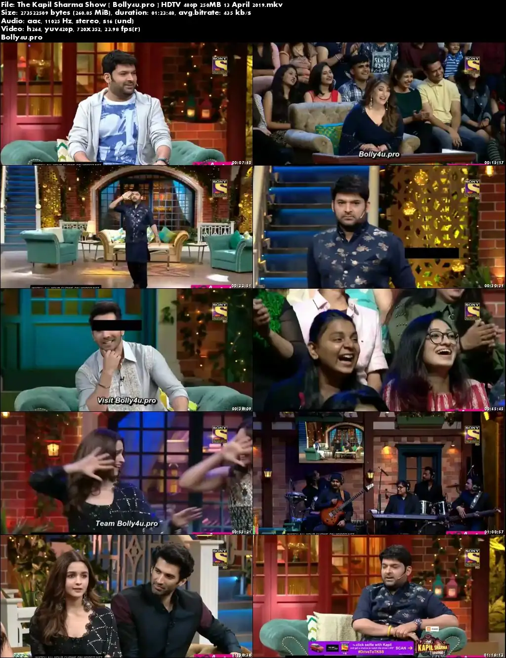 The Kapil Sharma Show HDTV 480p 250MB 13 April 2019 Download