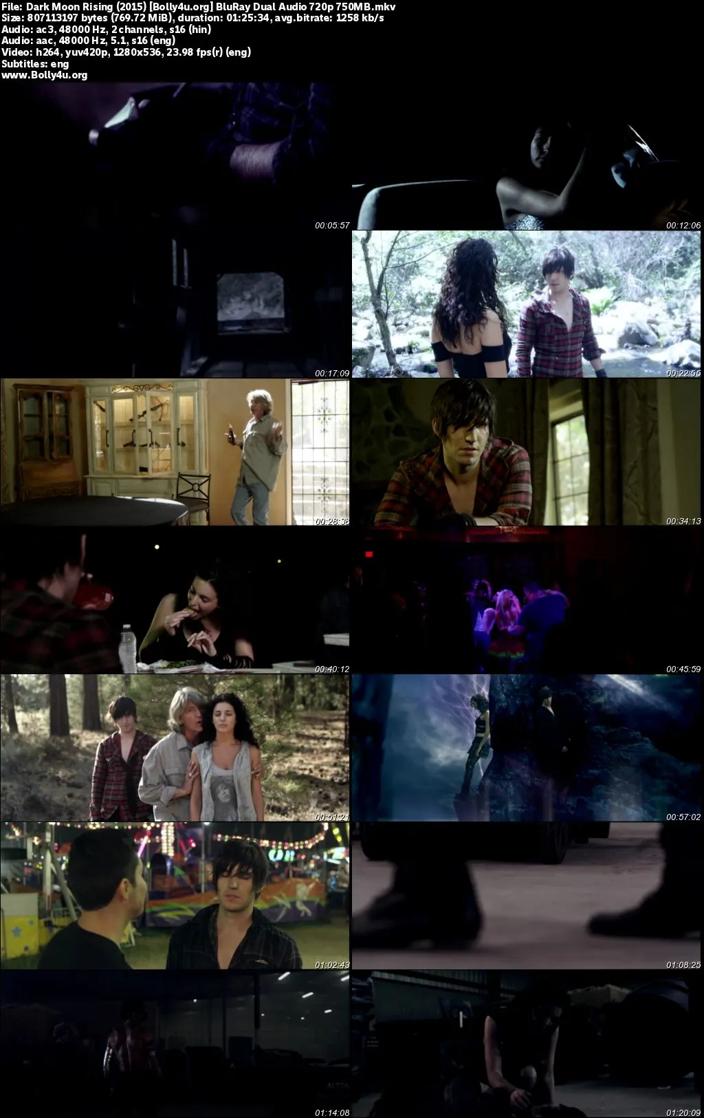 Dark Moon Rising 2015 BluRay Hindi Dual Audio Full Movie Download 720p  480p