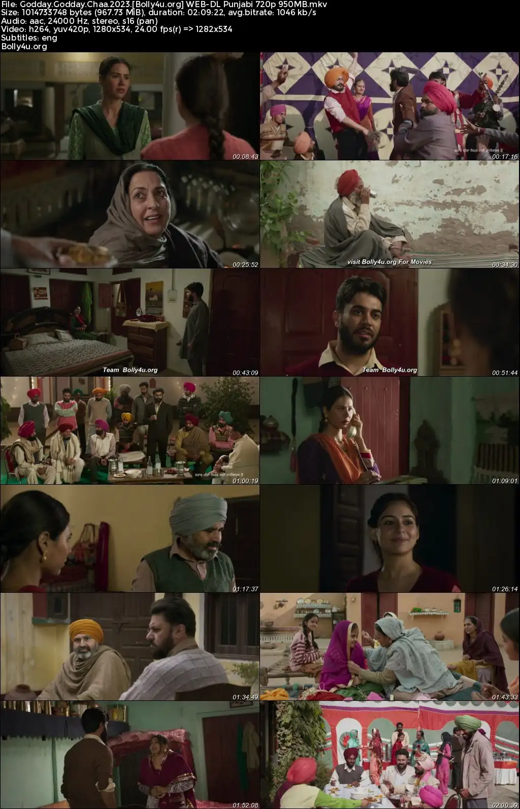 Godday Godday Chaa 2023 WEB-DL Punjabi Full Movie Download 1080p  720p  480p