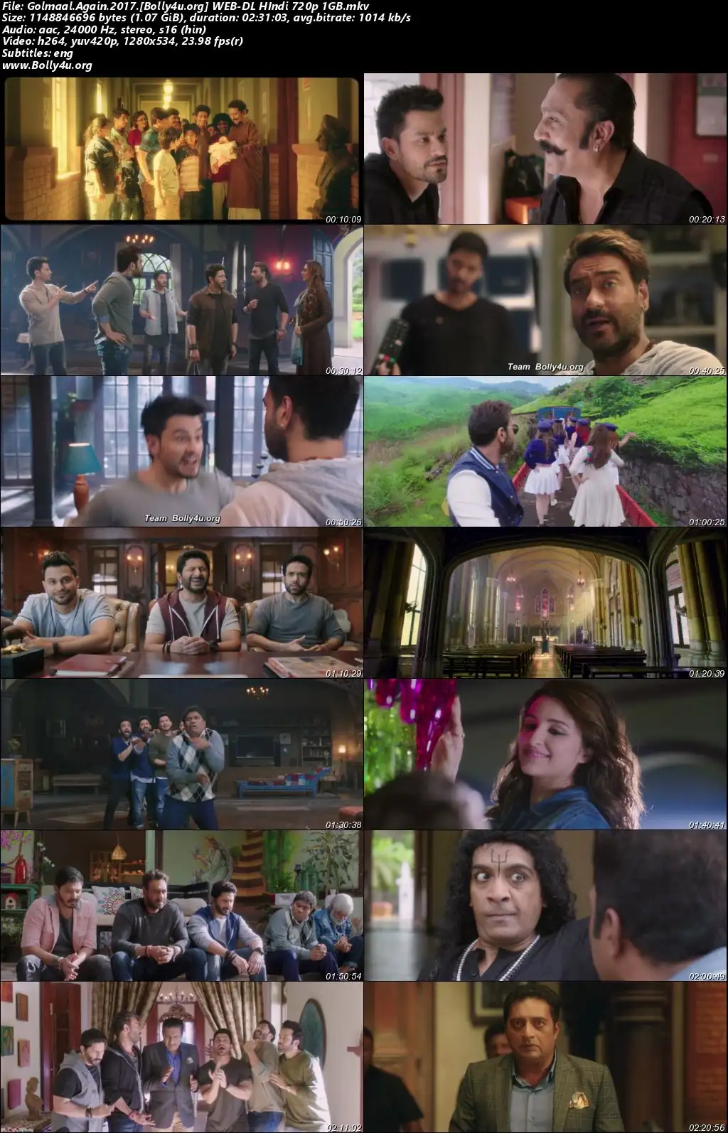 Golmaal Again 2017 WEB-DL Hindi Full Movie Download 1080p  720p  480p