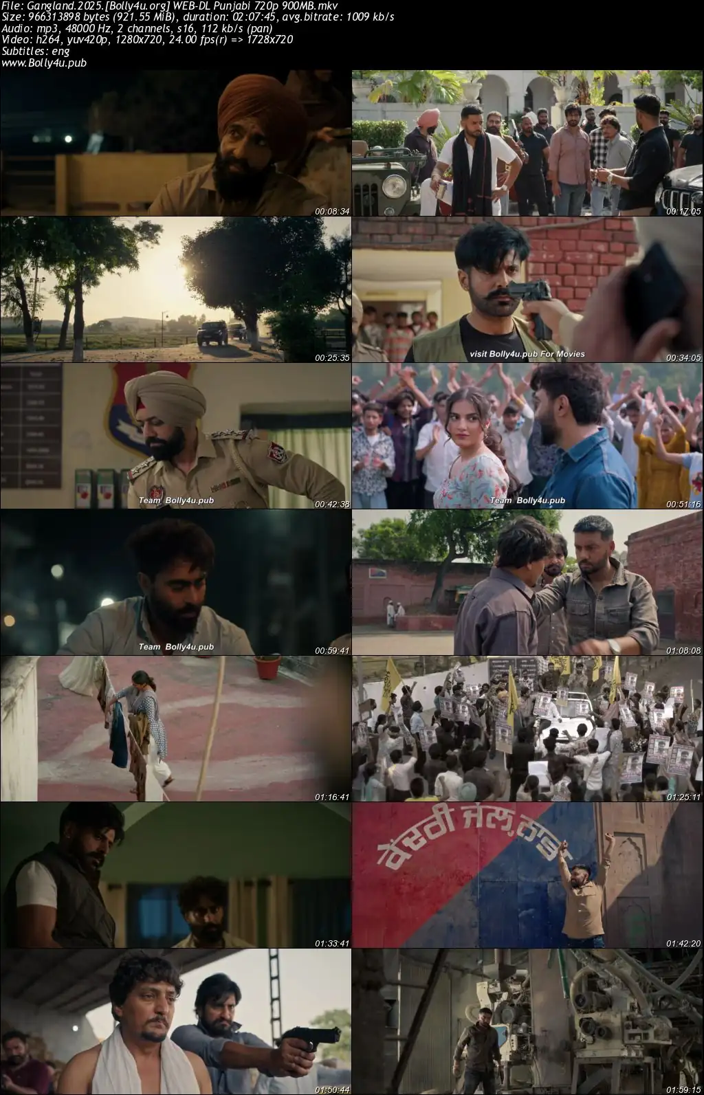 Gangland 2025 WEB-DL Punjabi Full Movie Download 1080p  720p  480p