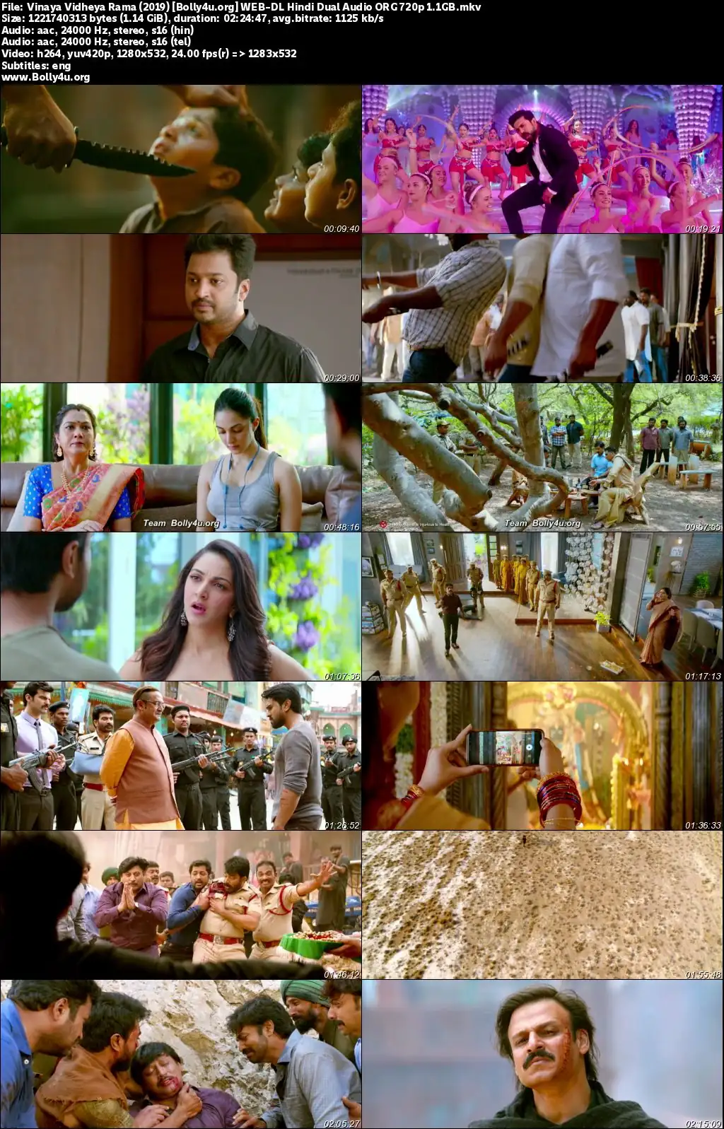 Vinaya Vidheya Rama 2019 WEB-DL UNCUT Hindi Dual Audio ORG Full Movie Download 1080p  720p  480p