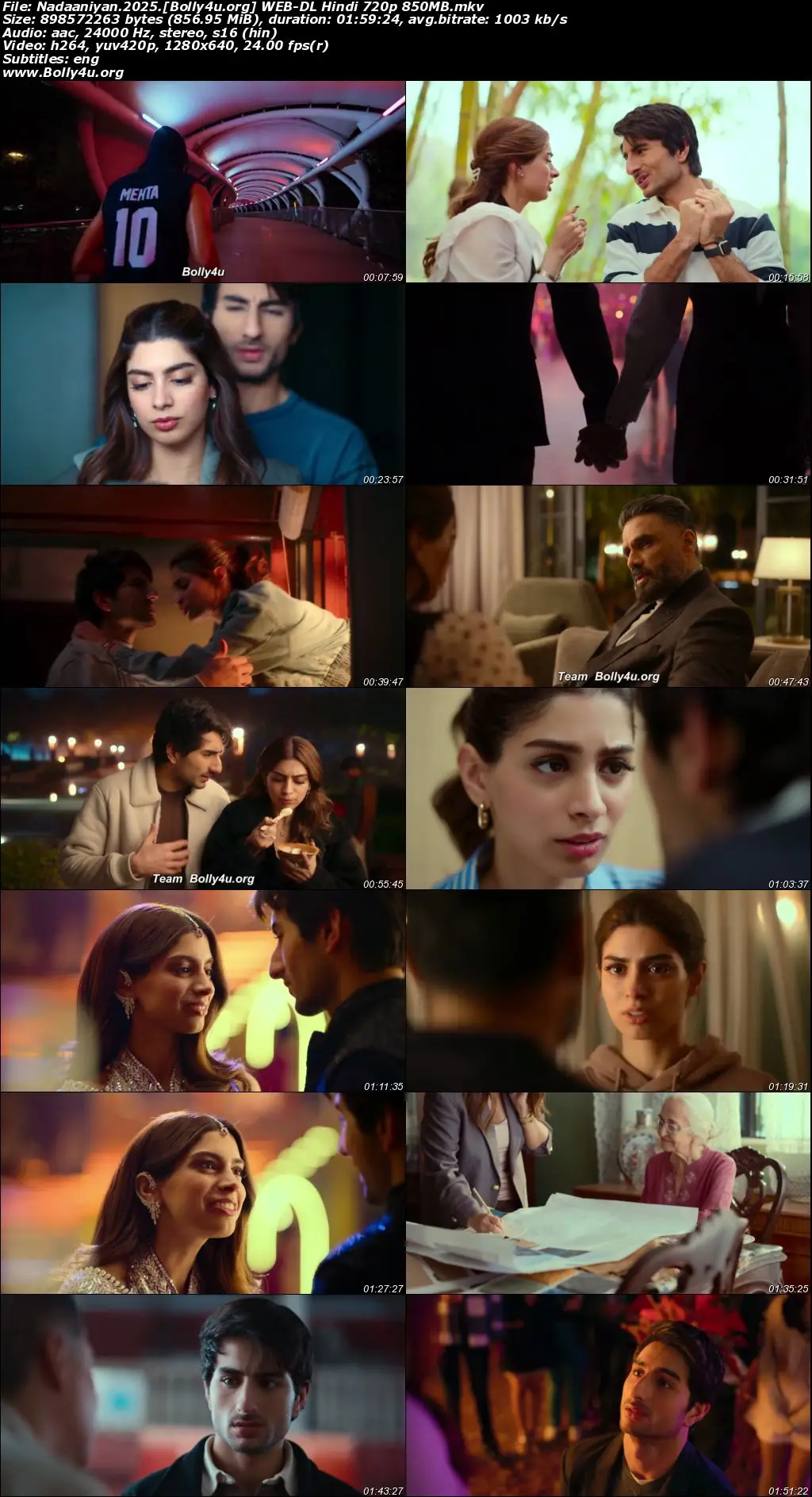 Nadaaniyan 2025 WEB-DL Hindi Full Movie Download 1080p  720p  480p