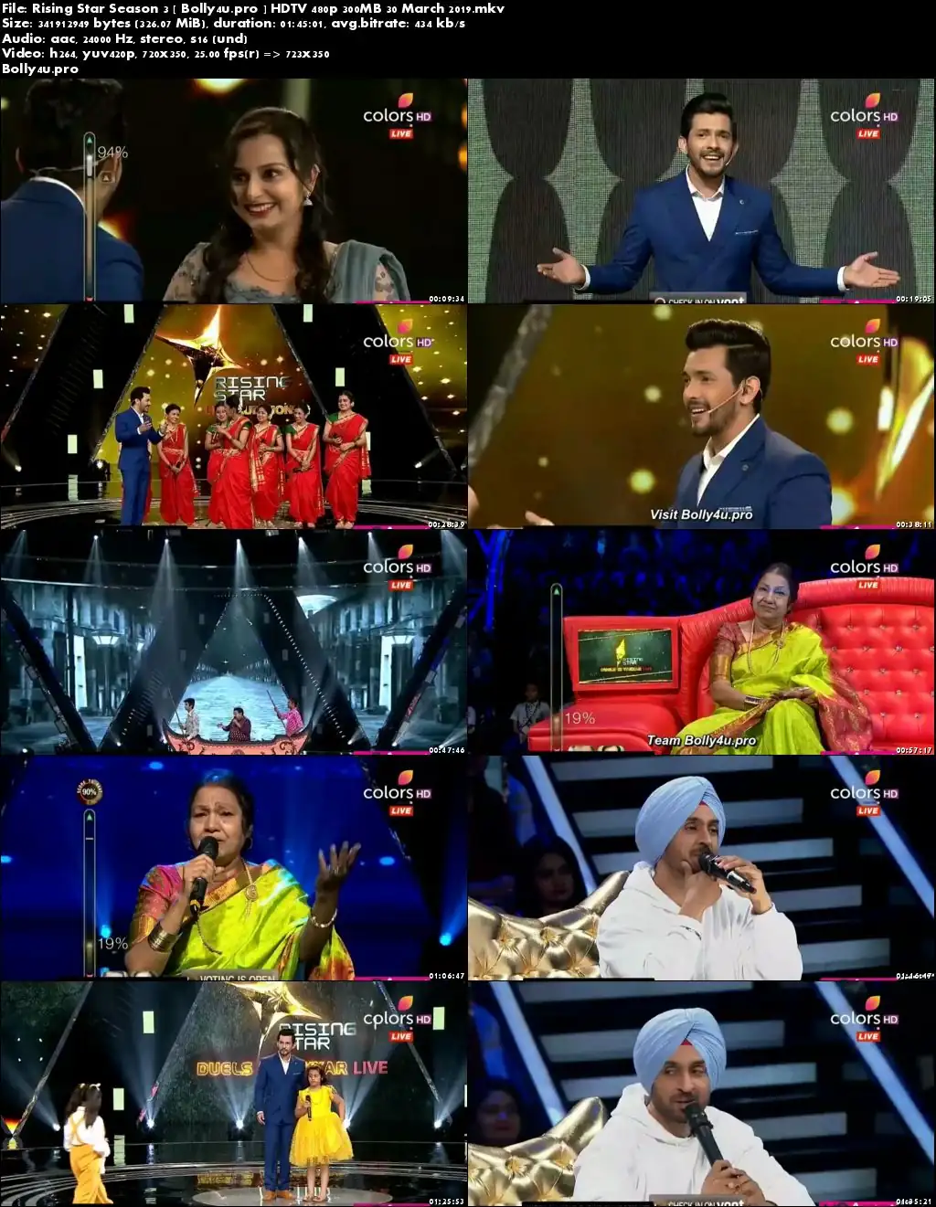 Rising Star Season 3 HDTV 480p 300MB 30 March 2019 Download