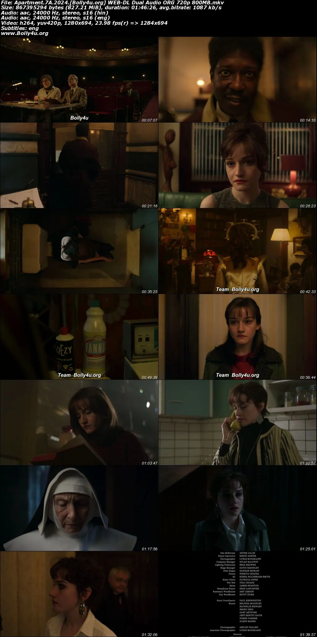 Apartment 7A 2024 WEB-DL Hindi Dual Audio ORG Full Movie Download 1080p  720p  480p