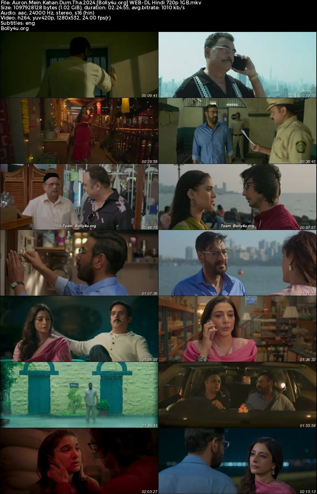 Auron Mein Kahan Dum Tha 2024 WEB-DL Hindi Full Movie Download 1080p  720p  480p