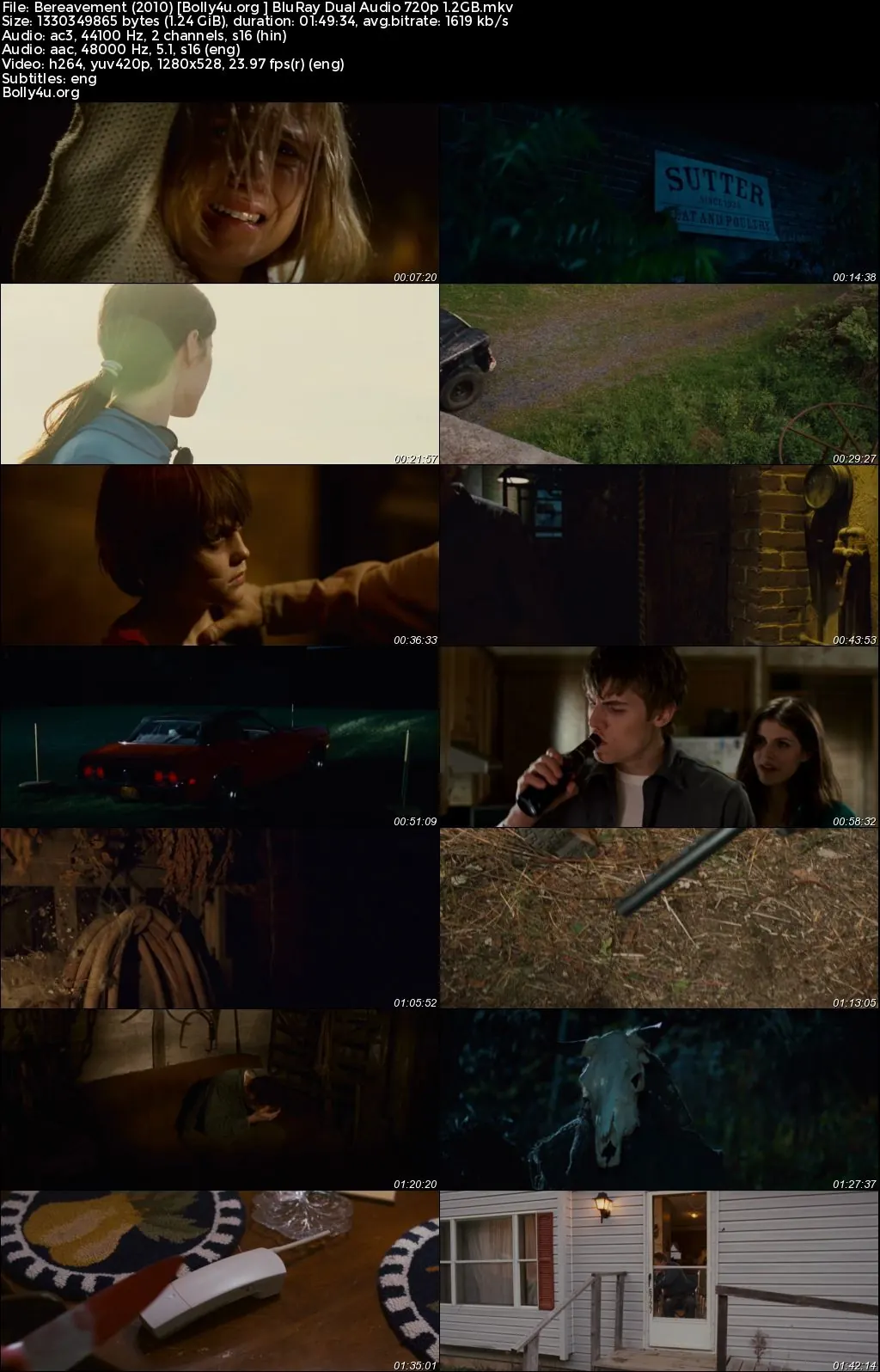 Bereavement 2010 BluRay Hindi Dual Audio Full Movie Download 720p  480p