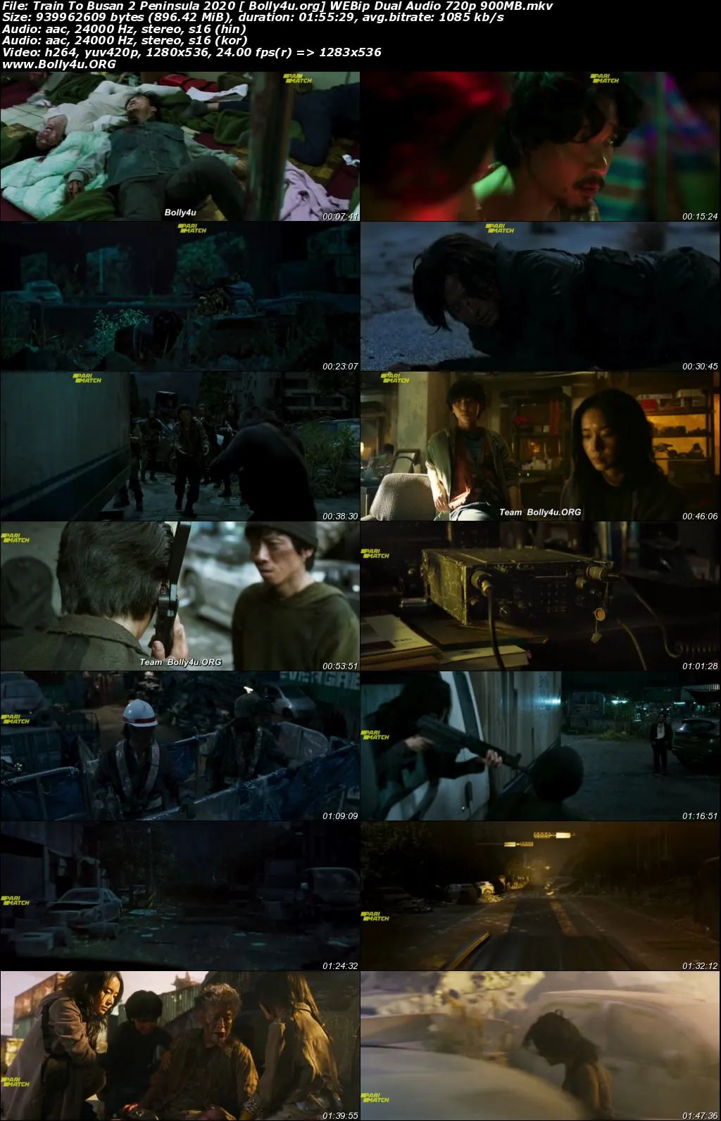Train To Busan 2 Peninsula 2020 WEB-DL 400Mb Hindi Dual Audio 480p Download