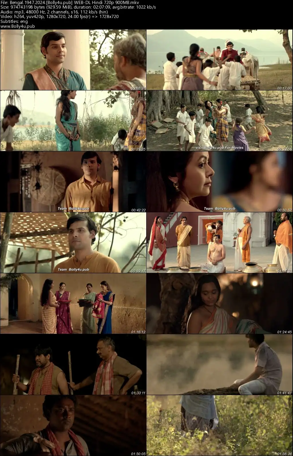Bengal 1947 2024 WEB-DL Hindi Full Movie Download 1080p  720p  480p