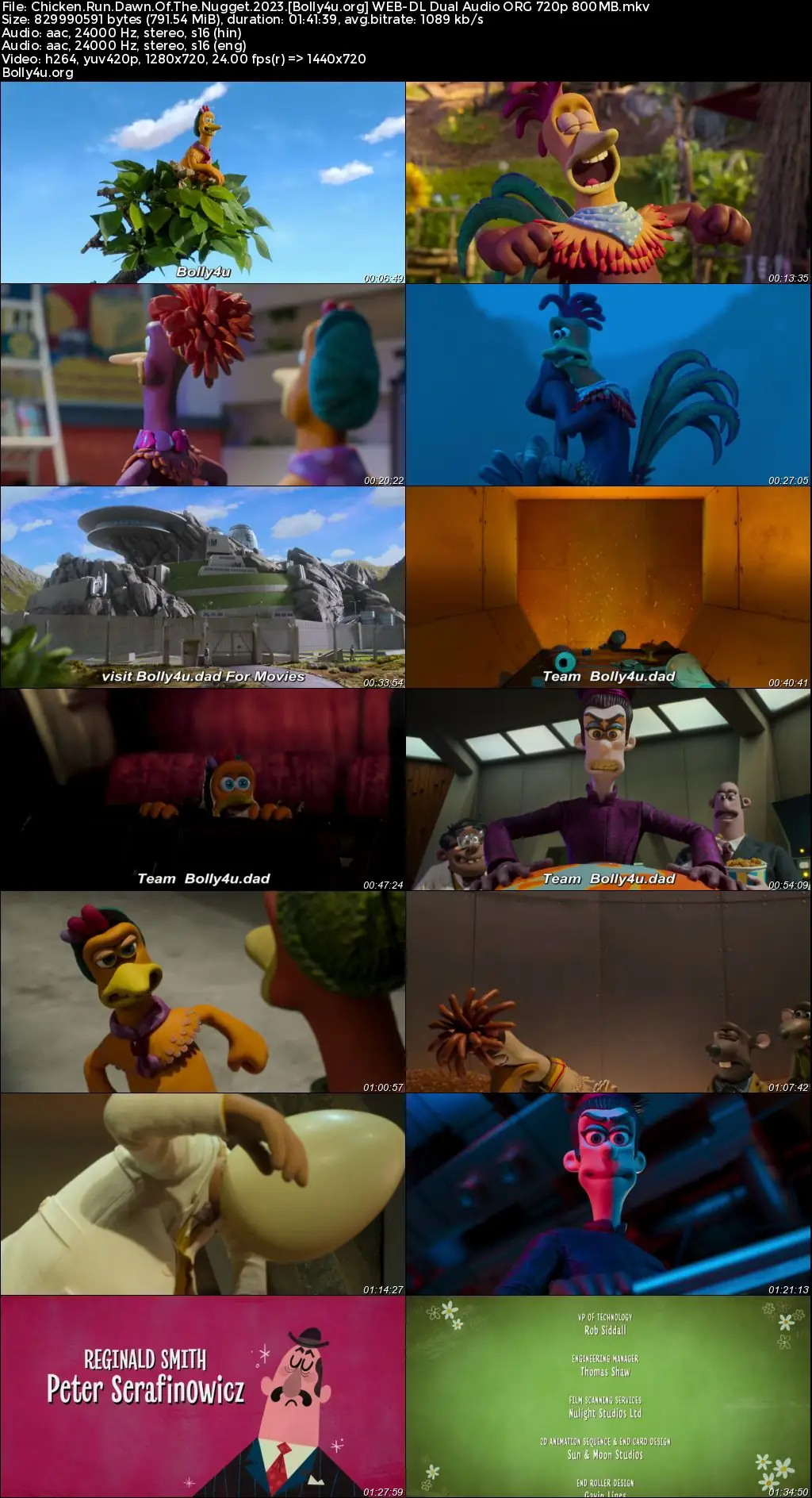 Chicken Run Dawn Of The Nugget 2023 WEB-DL Hindi Dual Audio ORG Full Movie Download 1080p  720p  480p