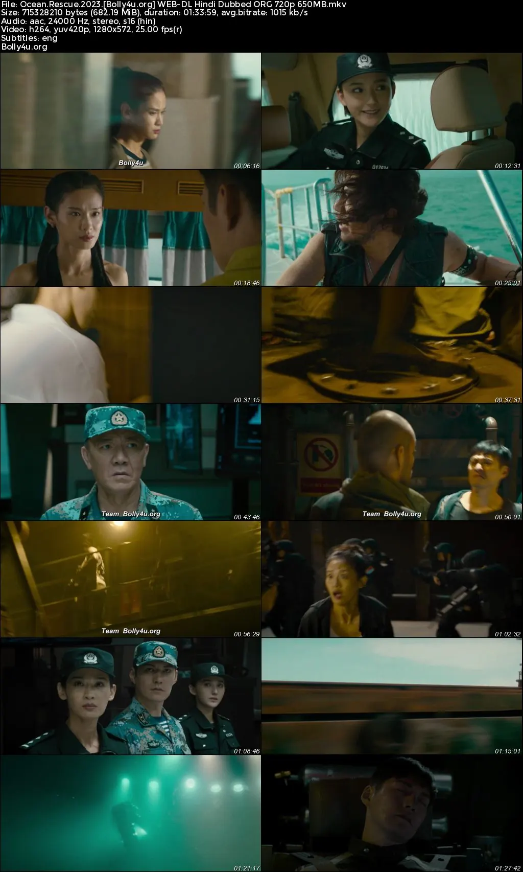 Ocean Rescue 2023 WEB-DL Hindi Dubbed ORG Full Movie Download 1080p  720p  480p
