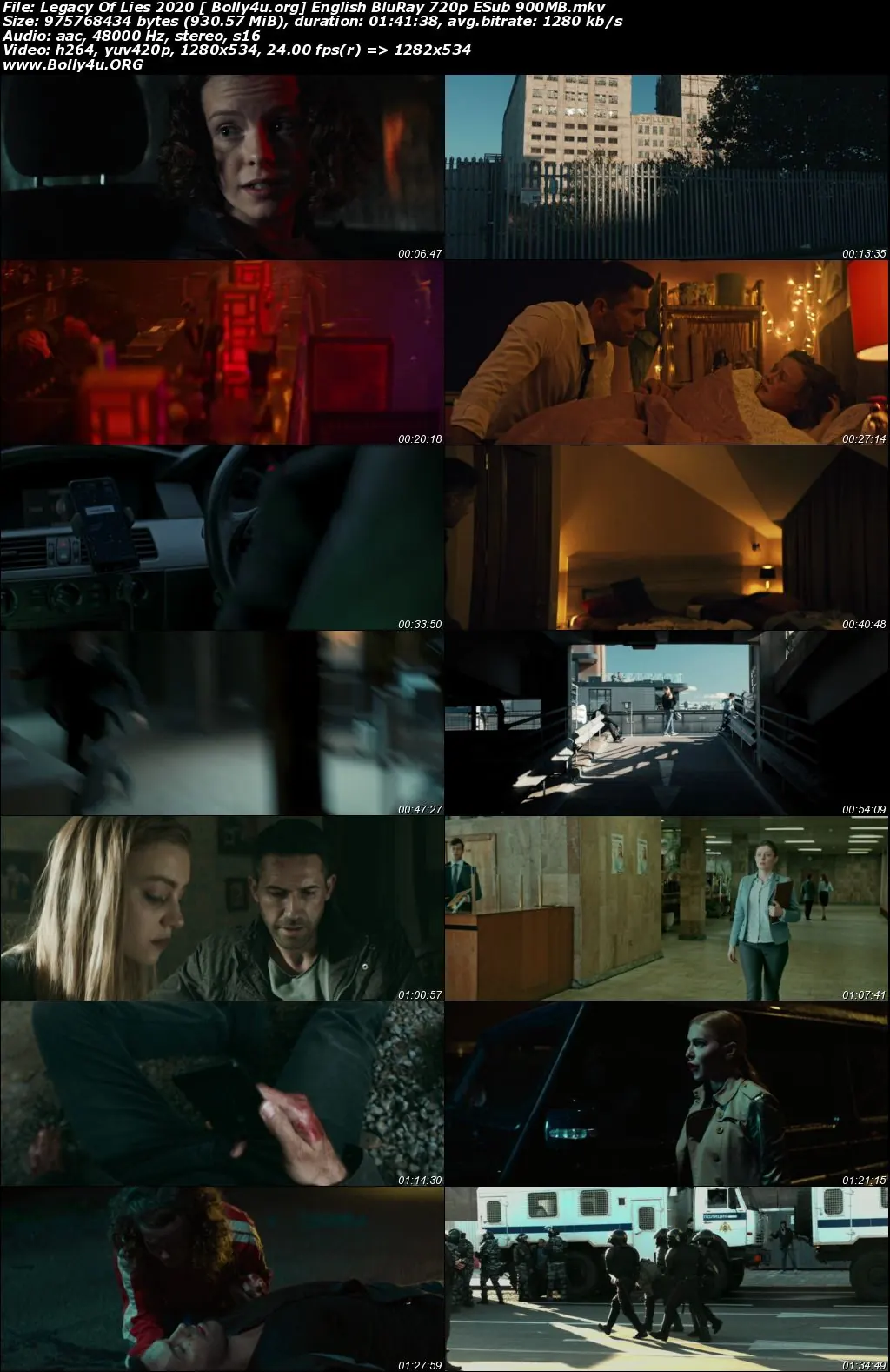 Legacy Of Lies 2020 BluRay 300Mb English 480p ESub Download