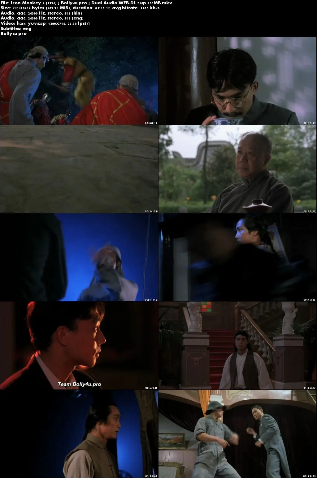 Iron Monkey 2 1996 WEB-DL 300MB Hindi Dual Audio 480p Download