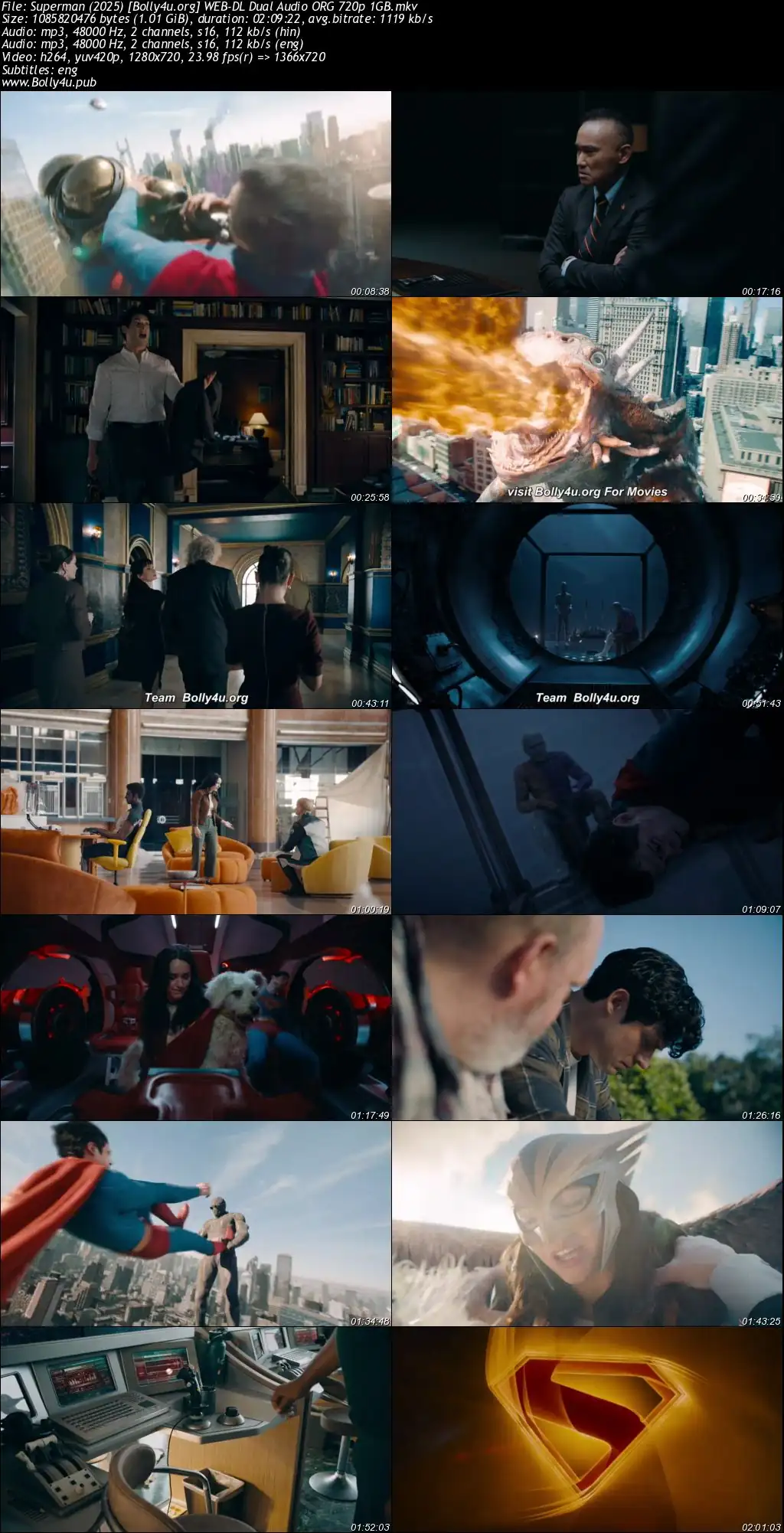 Superman 2025 WEB-DL Hindi Dual Audio ORG Full Movie Download 1080p  720p  480p
