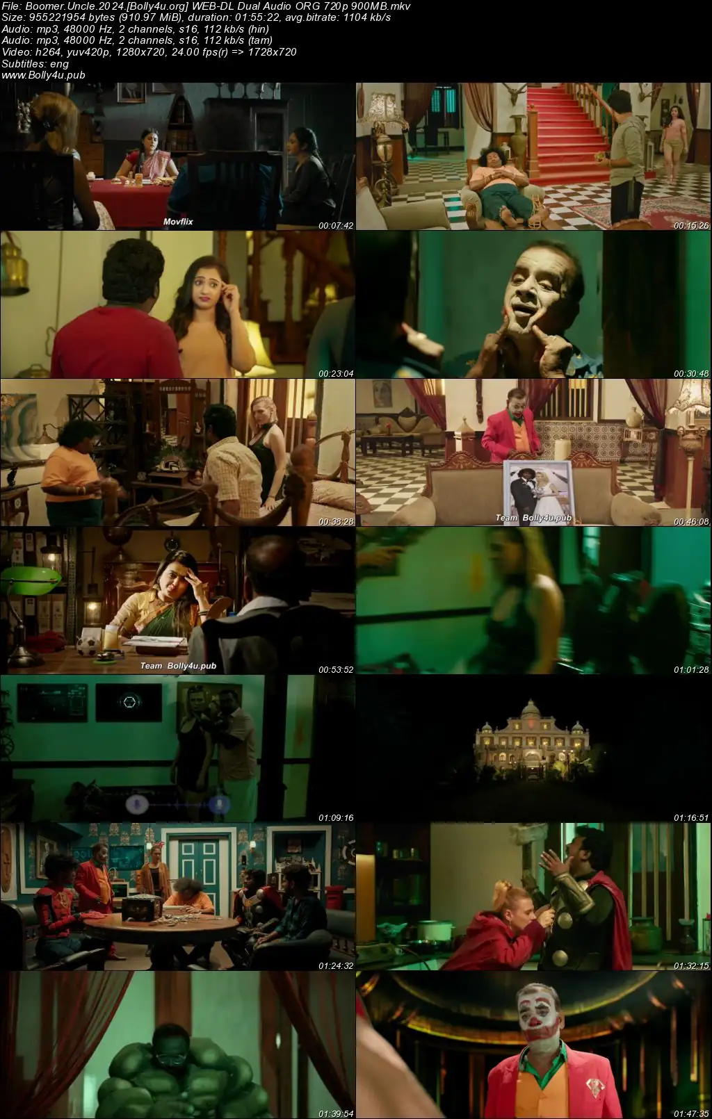Boomer Uncle 2024 WEB-DL UNCUT Hindi Dual Audio ORG Full Movie Download 1080p  720p  480p