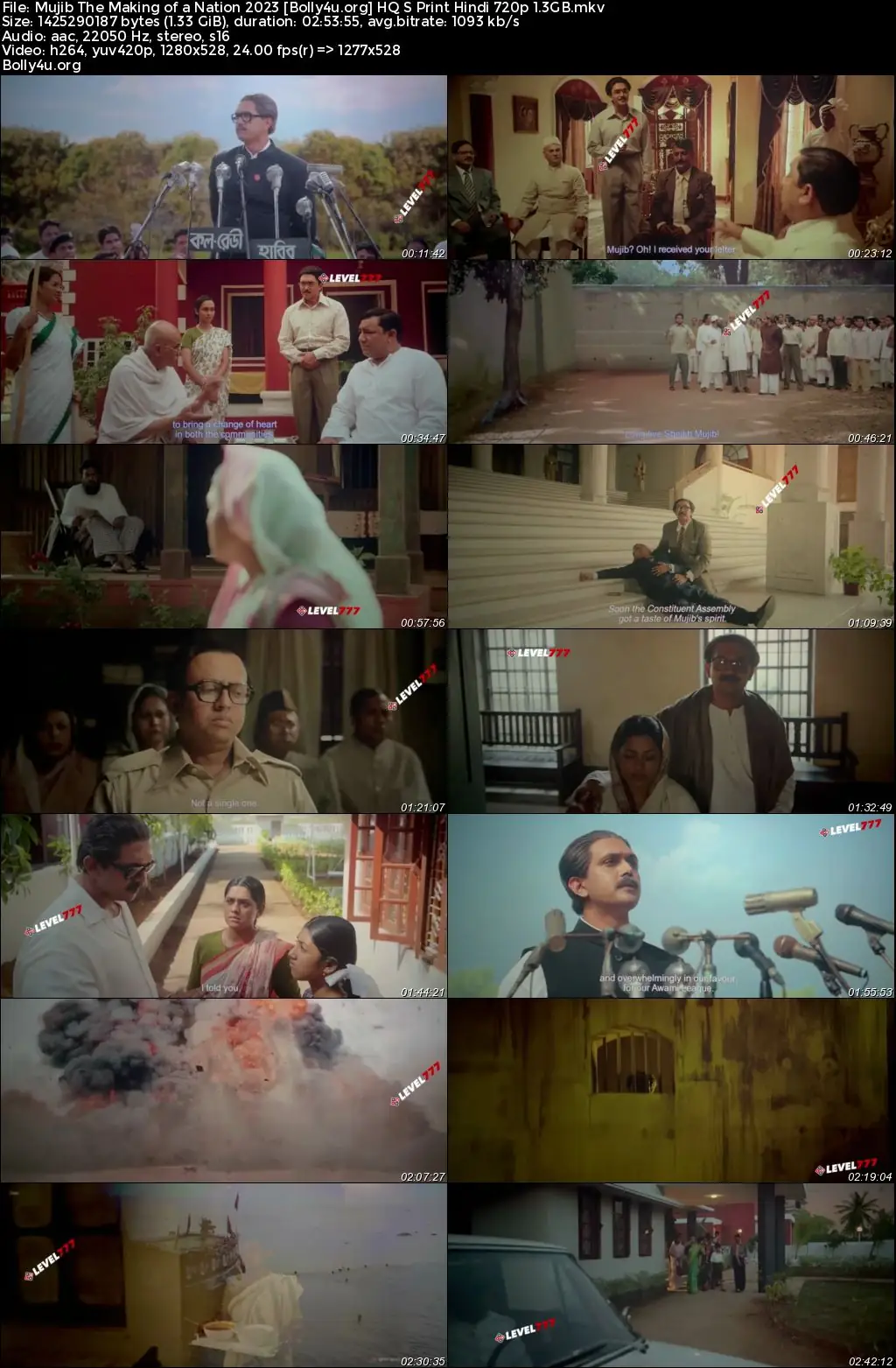 Mujib The Making of a Nation 2023 HQ S Print Hindi Full Movie Download 1080p  720p  480p