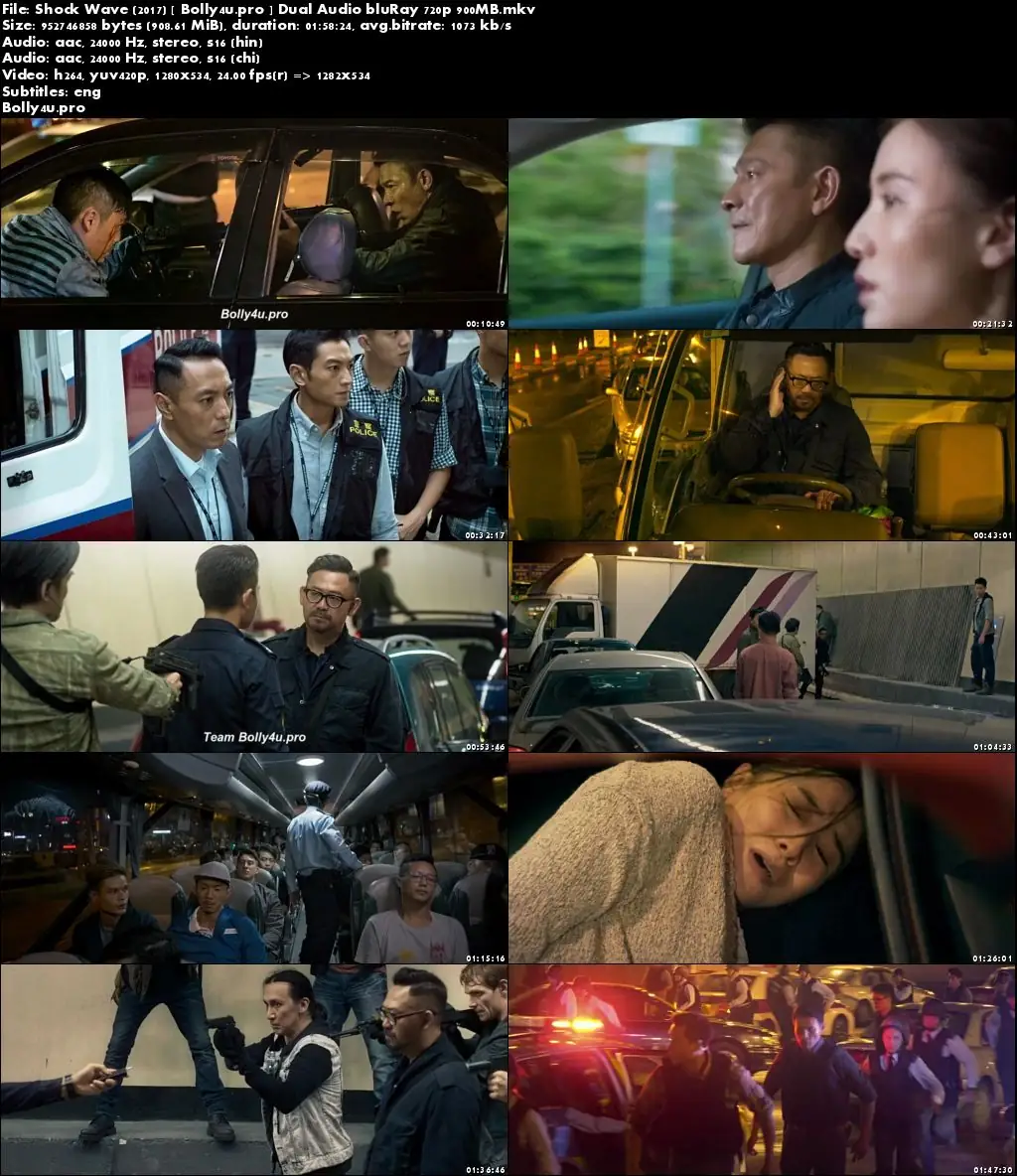 Shock Wave 2017 BluRay 400MB Hindi Dual Audio 480p Download